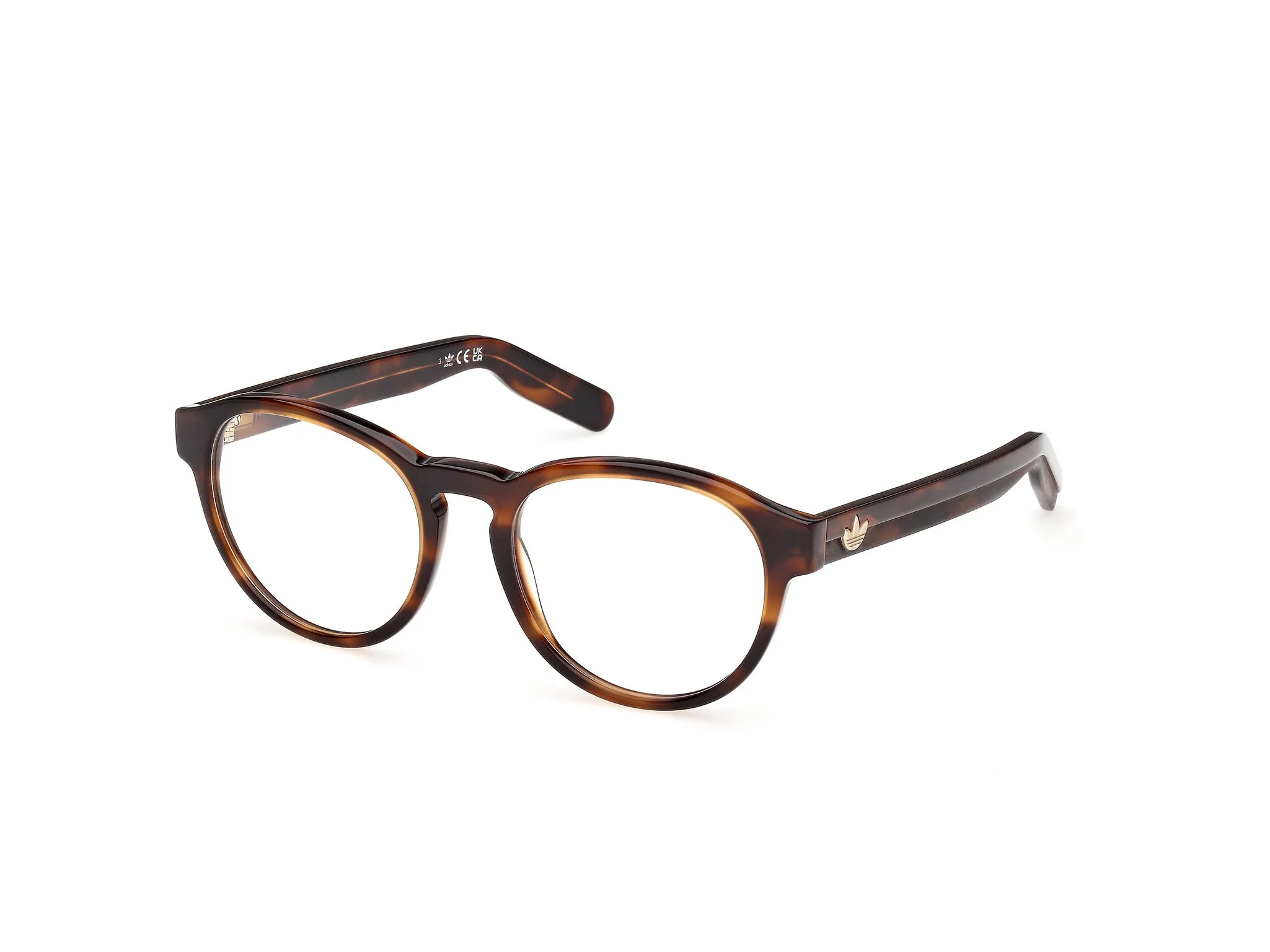 Adidas Sport OR5126 52 Montature da vista Acetato Havana Rotonda Normale - immagine 1