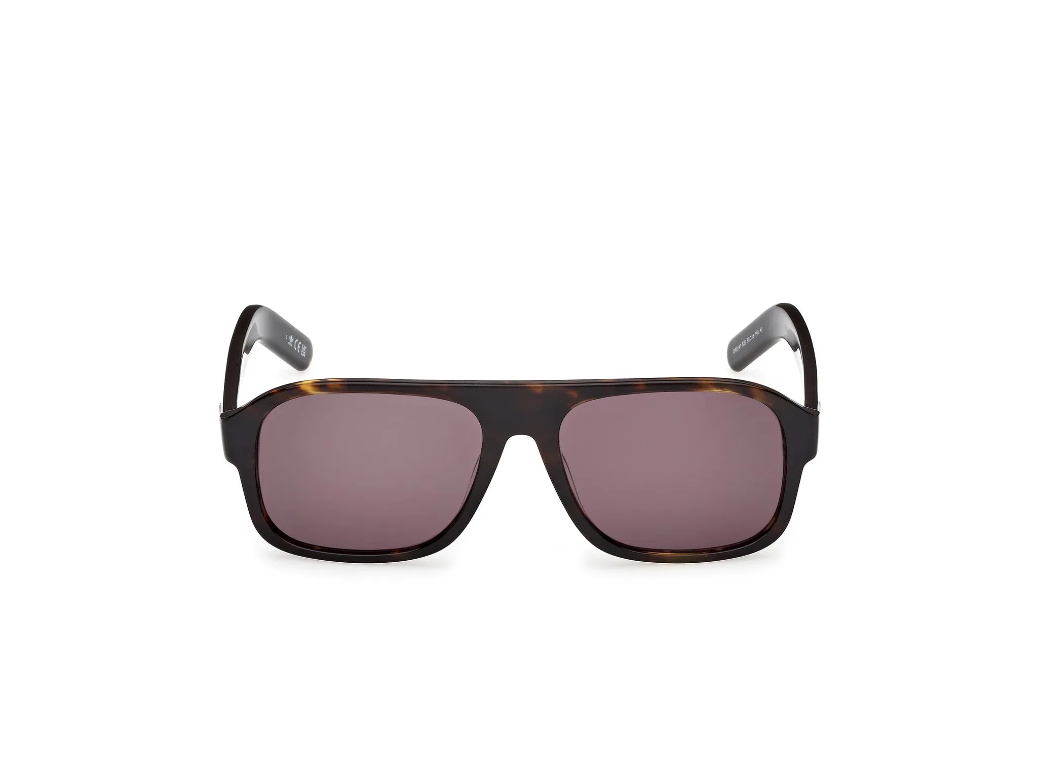 Adidas Sport Unisex Adidas OR0141 52E Occhiali da sole Acetato Havana Marrone Pilot Normale - immagine 2