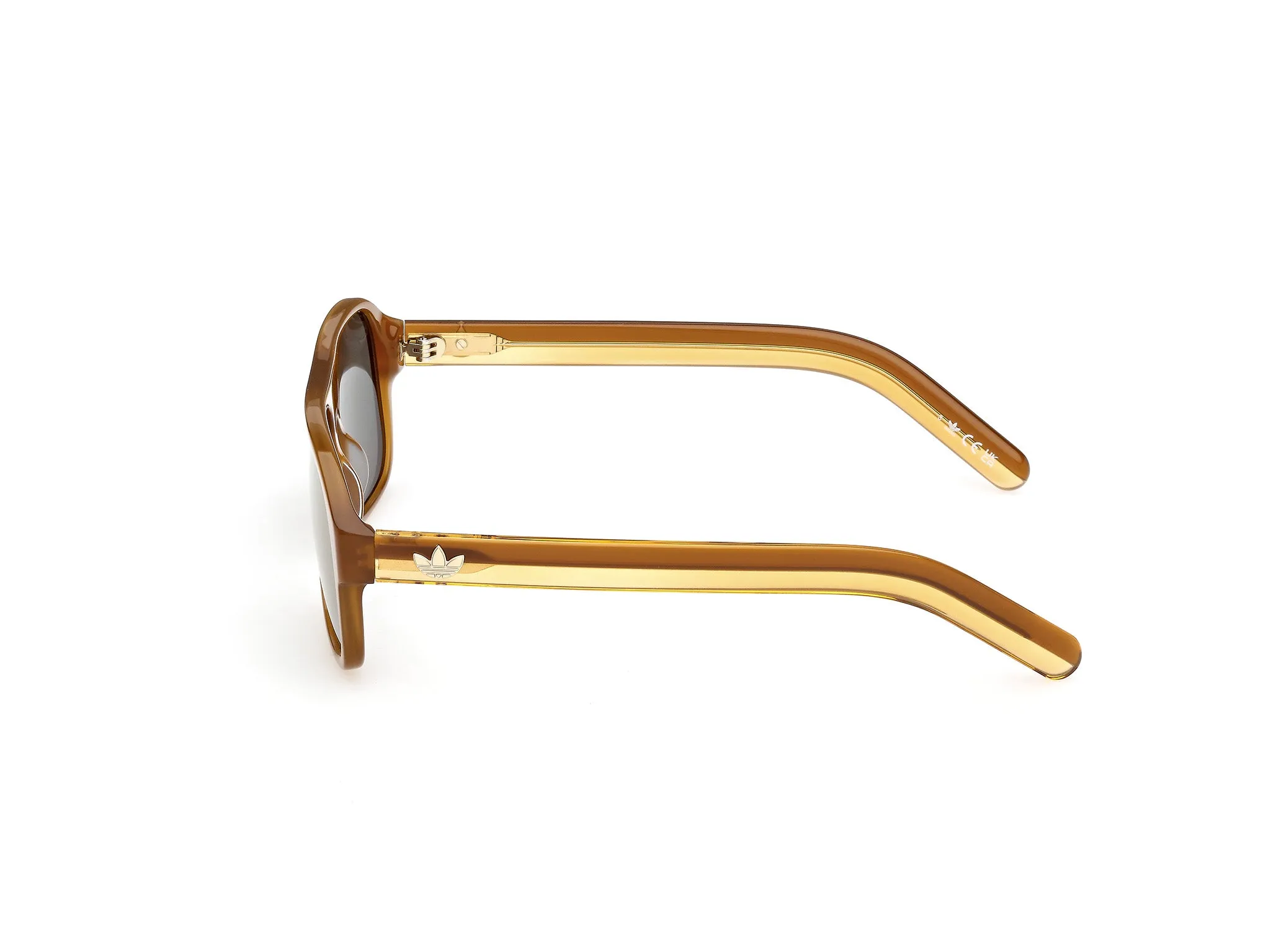 Adidas Sport Unisex Adidas OR0141 42Q Occhiali da sole Acetato Arancione Verde Pilot Normale - immagine 3