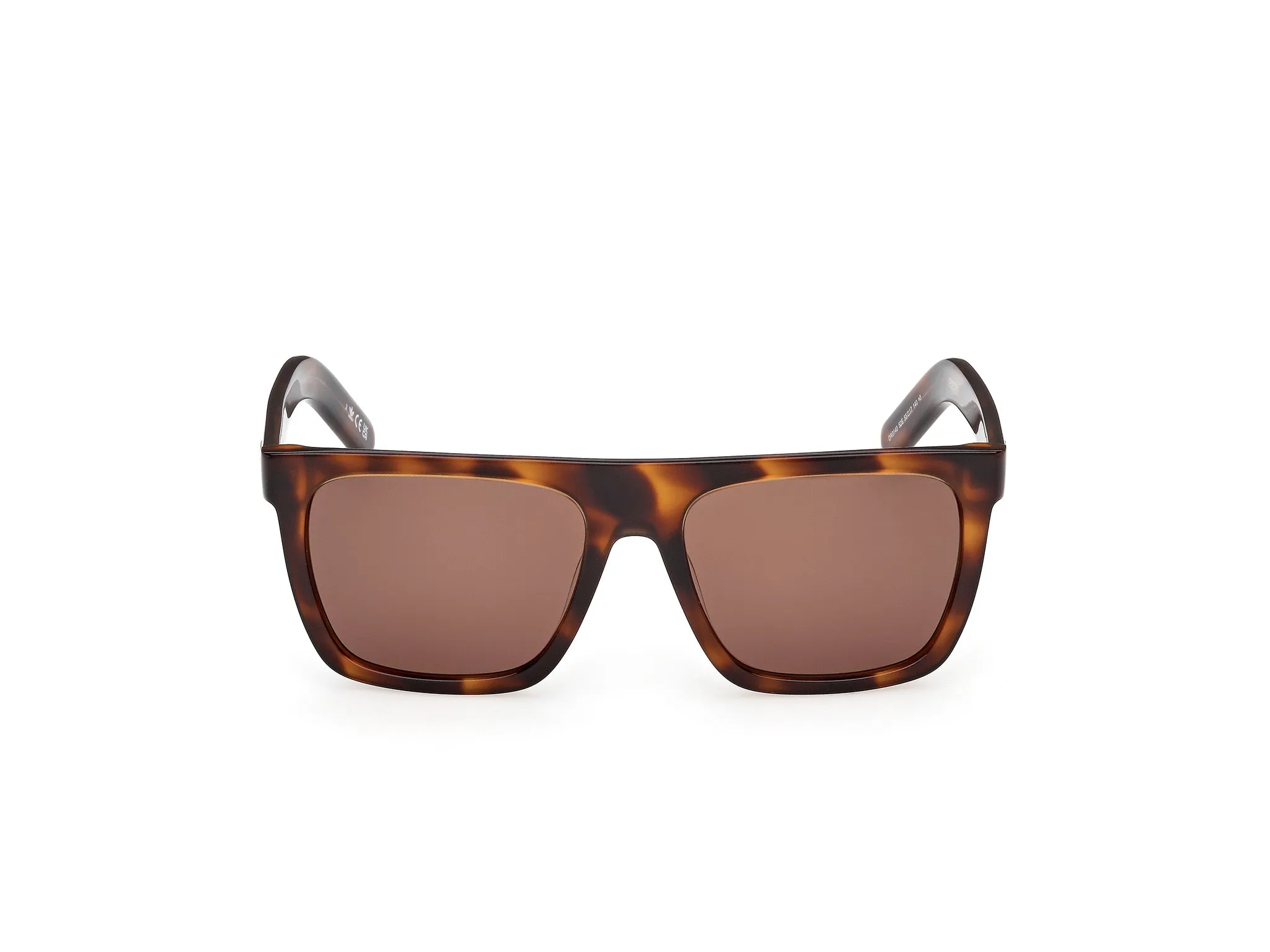 Adidas Sport Unisex Adidas OR0140 52E Occhiali da sole Acetato Havana Marrone Squadrata Normale - immagine 2