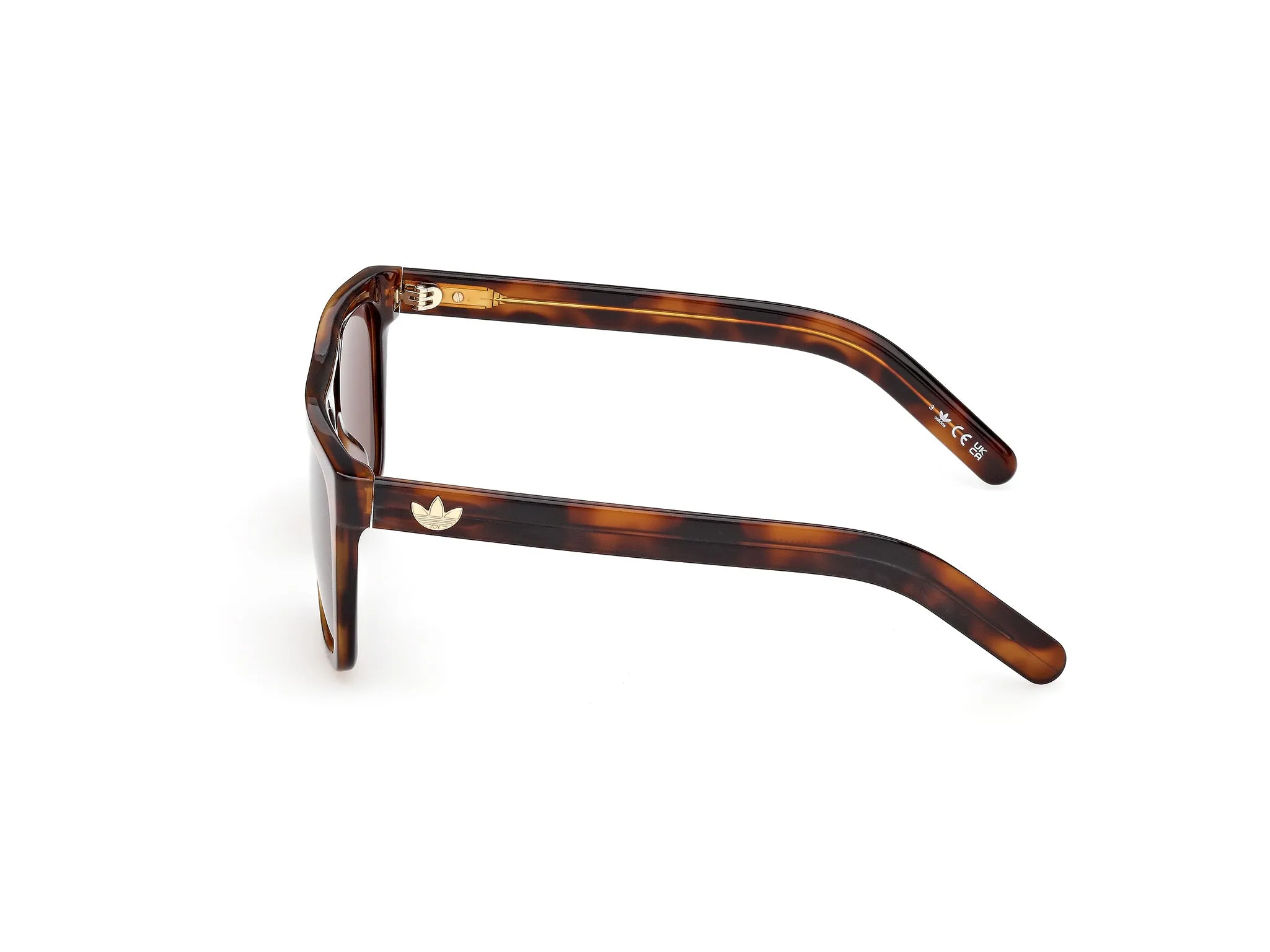 Adidas Sport Unisex Adidas OR0140 52E Occhiali da sole Acetato Havana Marrone Squadrata Normale - immagine 3
