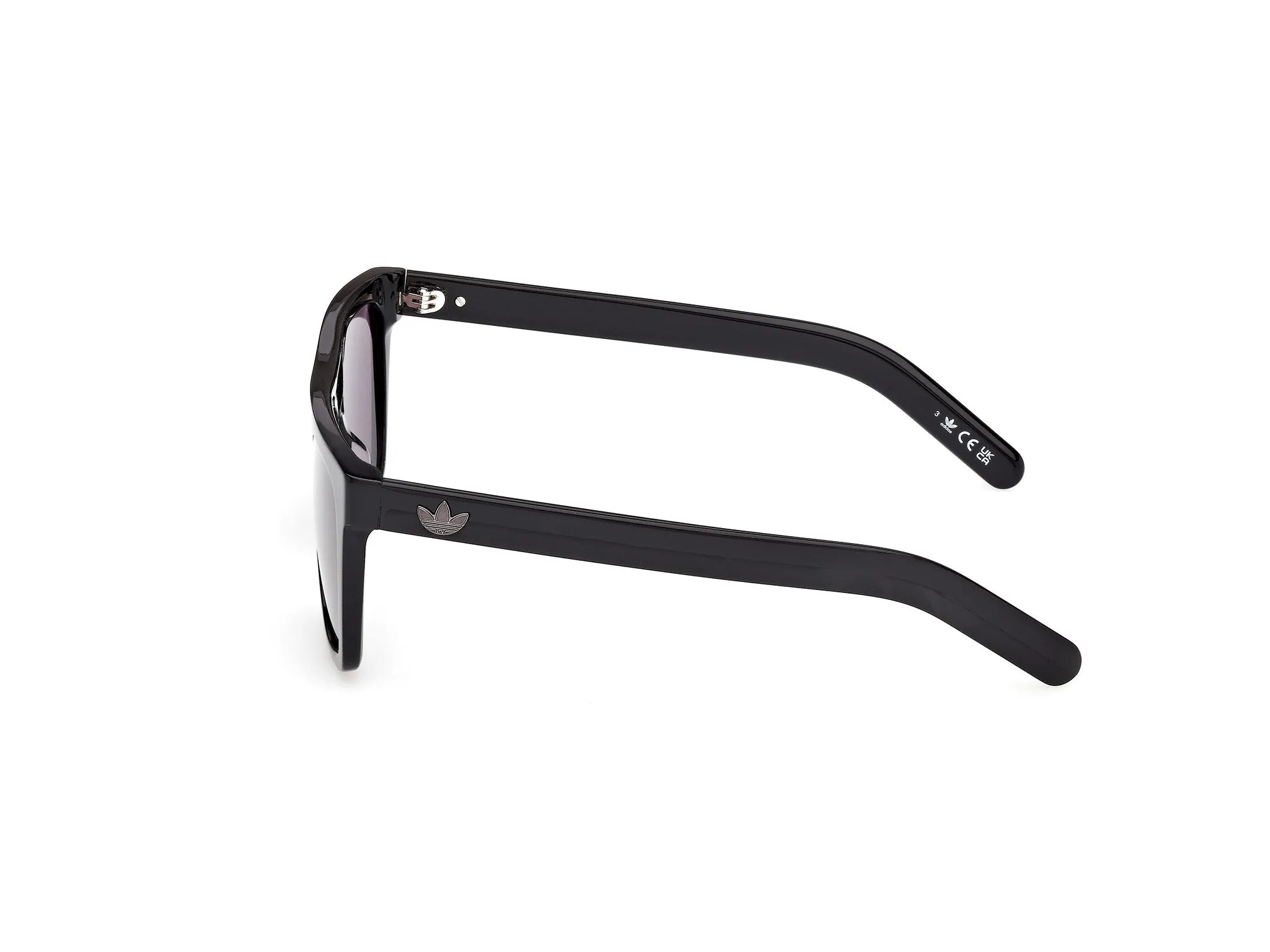Adidas Sport Unisex Adidas OR0140 01A Occhiali da sole Acetato Nero Verde Squadrata Normale - immagine 3