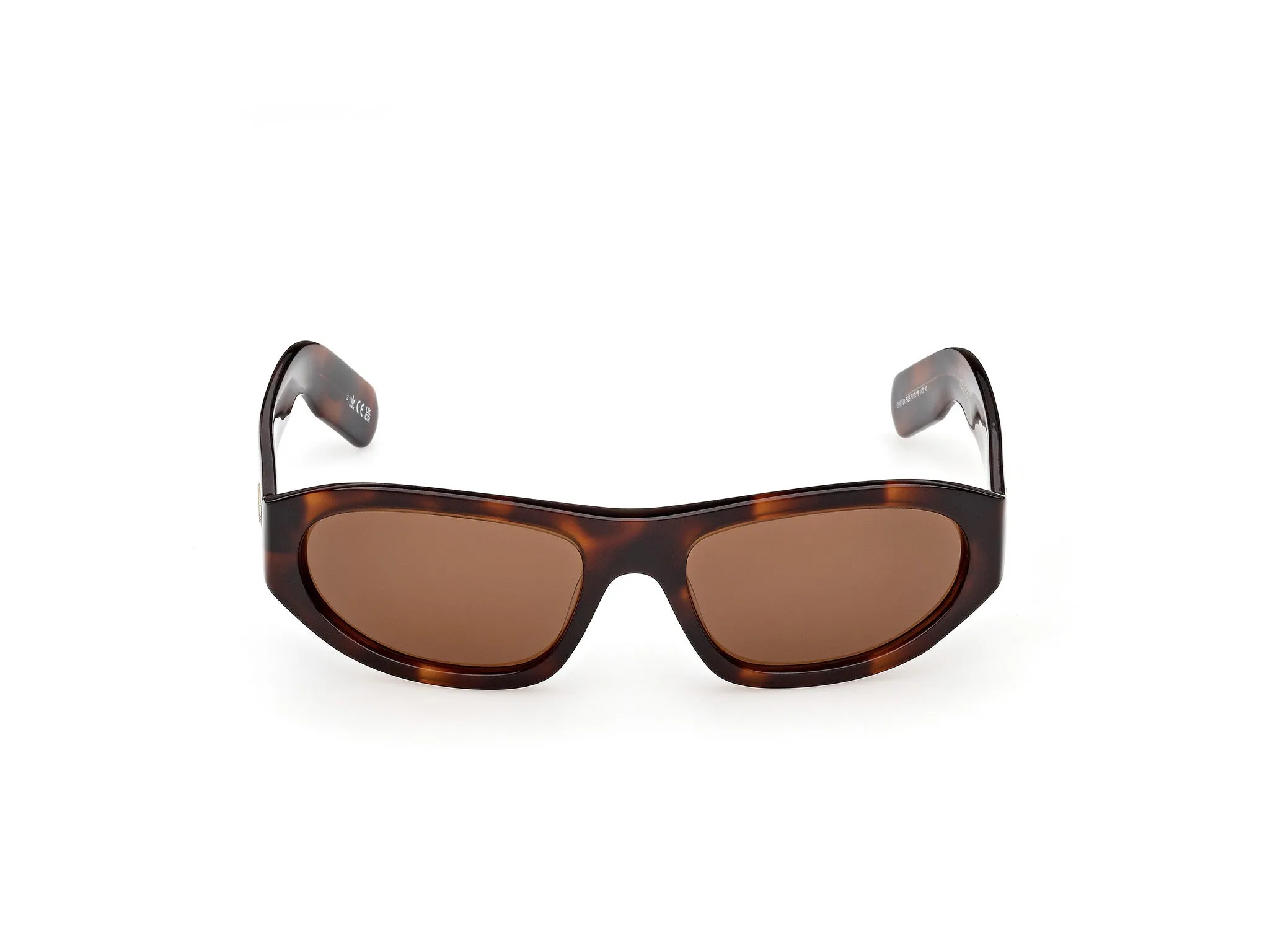 Adidas Sport Unisex Adidas OR0139 52E Occhiali da sole Acetato Havana Marrone Rotonda Normale - immagine 2