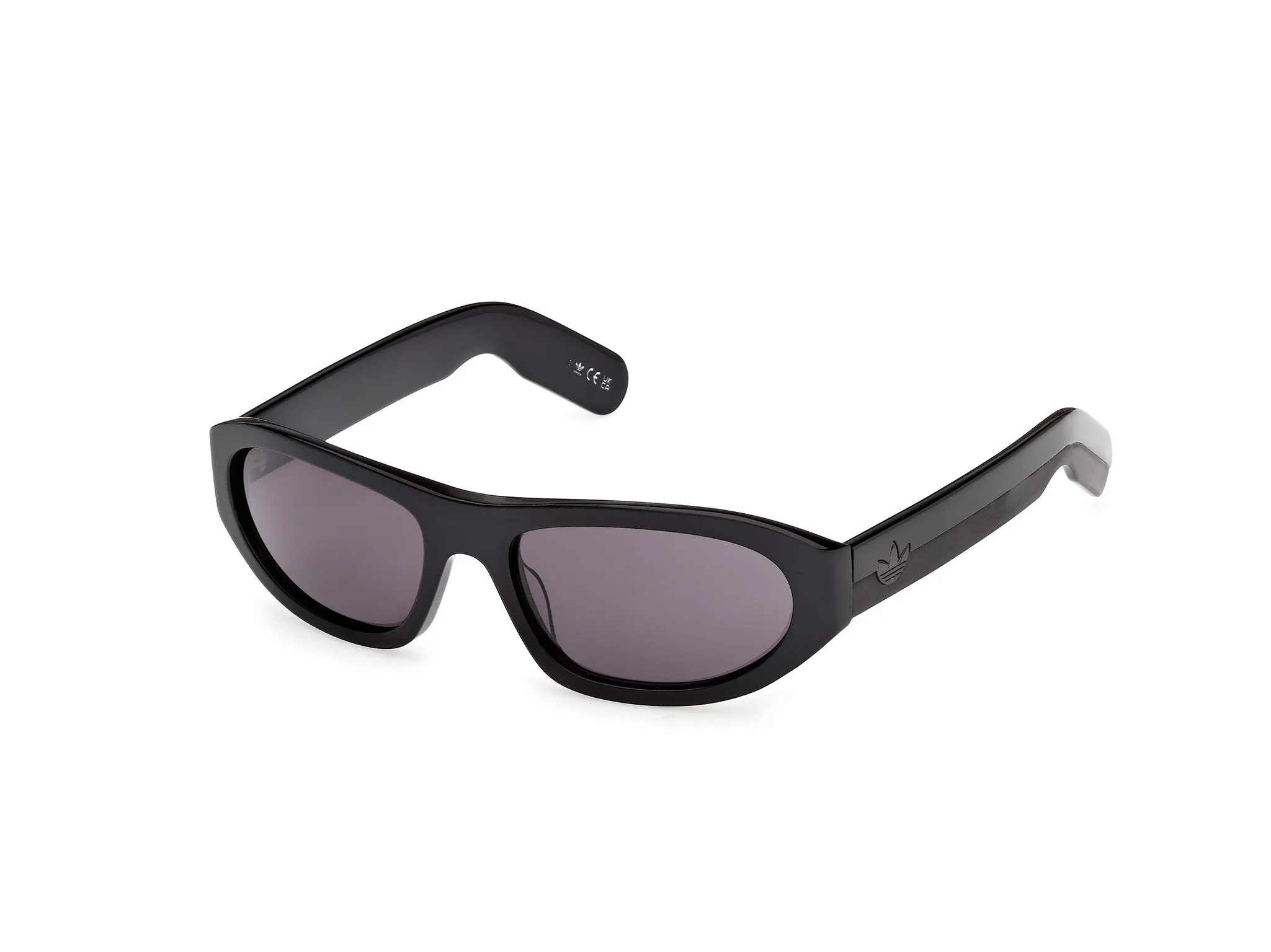 Adidas Sport Unisex Adidas OR0139 01A Occhiali da sole Acetato Nero Fumo Rotonda Normale - immagine 1
