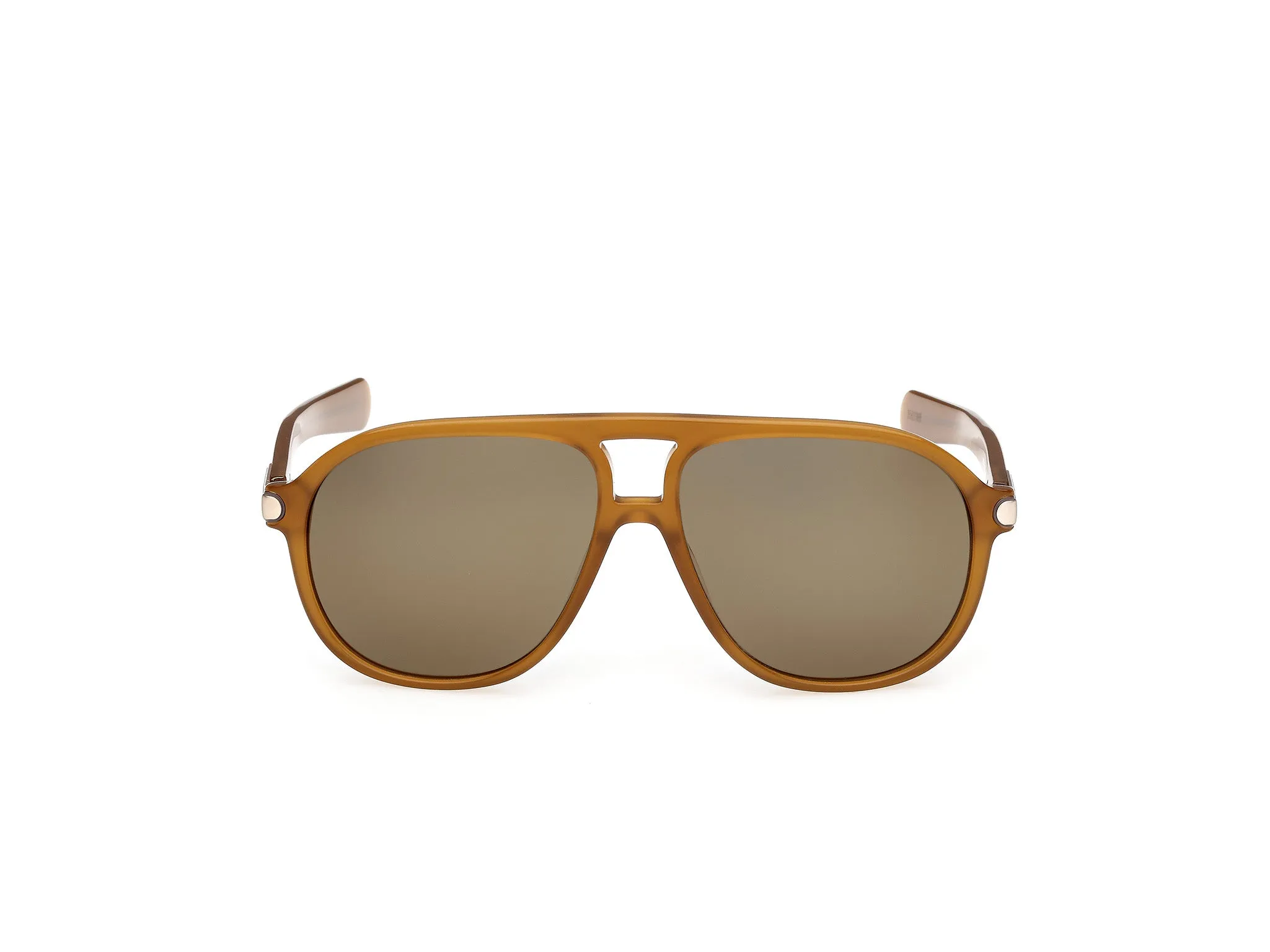 Adidas Sport Uomo Adidas OR0136 42Q Occhiali da sole Acetato Arancione Verde Pilot Normale - immagine 2