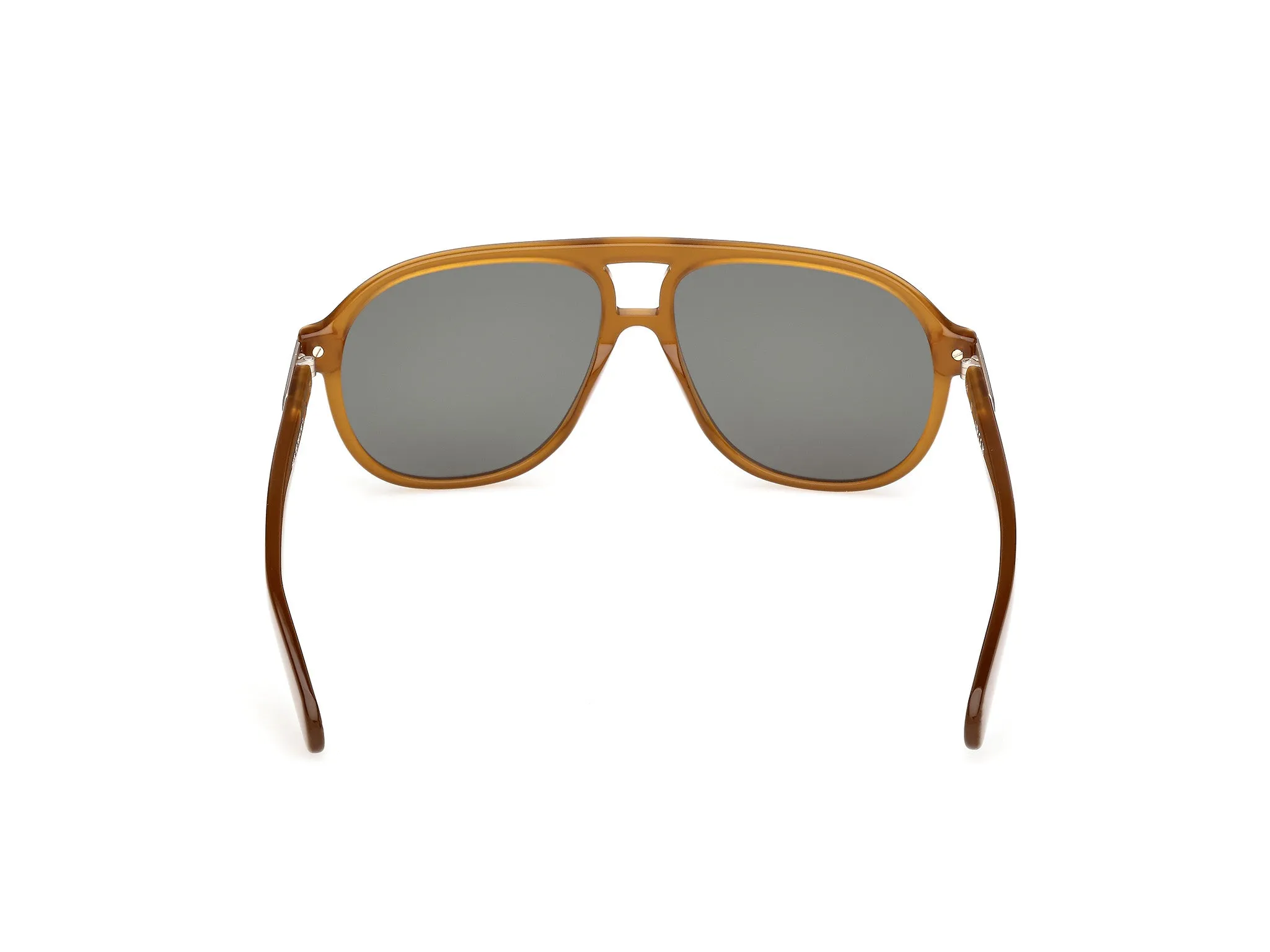Adidas Sport Uomo Adidas OR0136 42Q Occhiali da sole Acetato Arancione Verde Pilot Normale - immagine 4