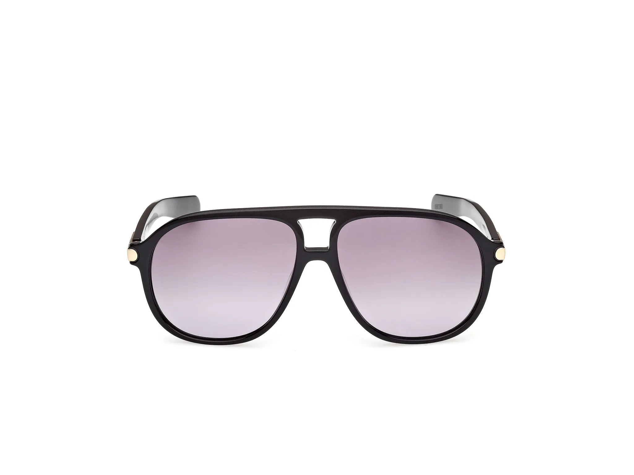 Adidas Sport Uomo Adidas OR0136 01B Occhiali da sole Acetato Nero Fumo Pilot Normale - immagine 2