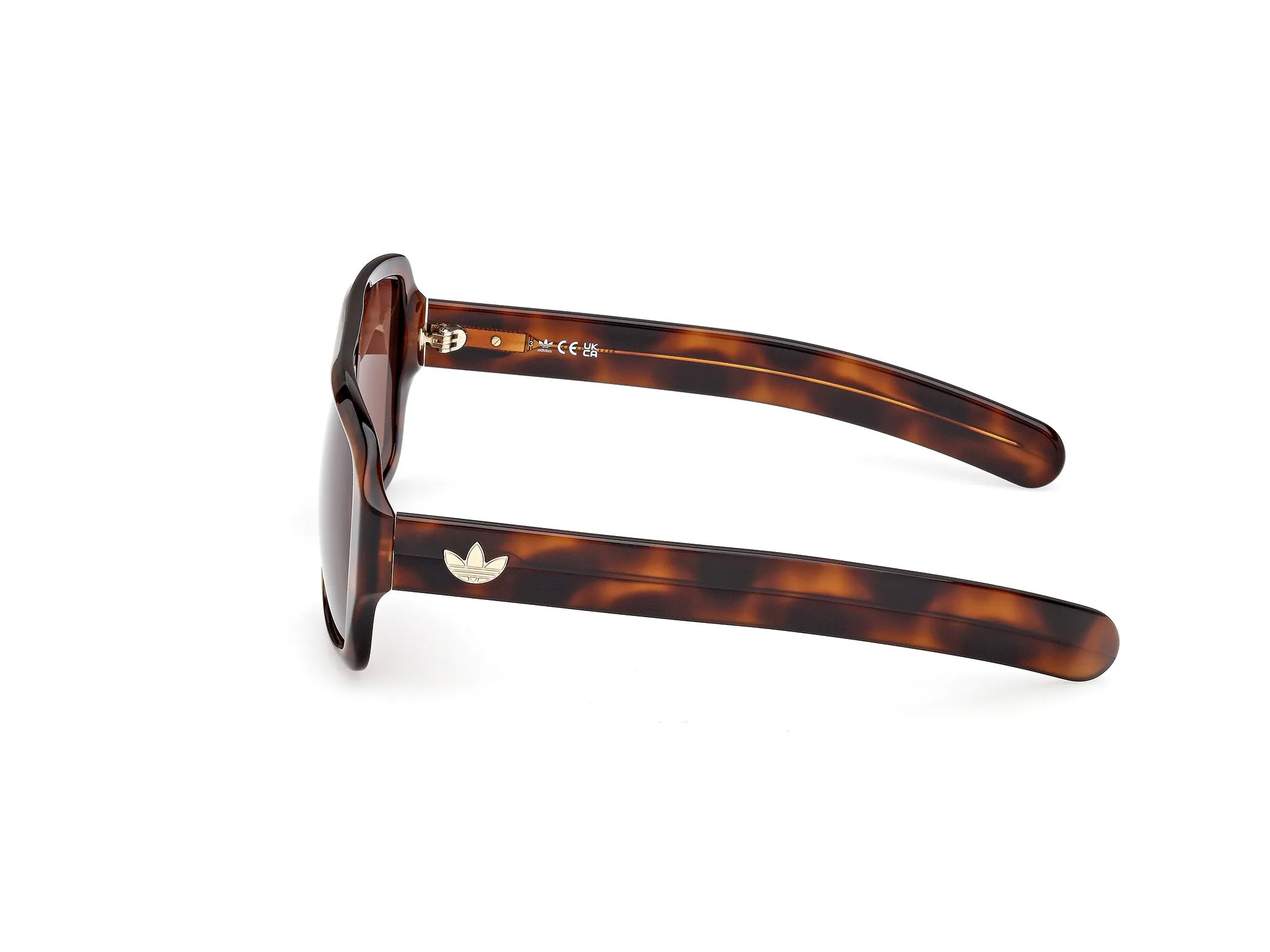 Adidas Sport Unisex Adidas OR0132 52E Occhiali da sole Acetato Havana Marrone Squadrata Normale - immagine 3