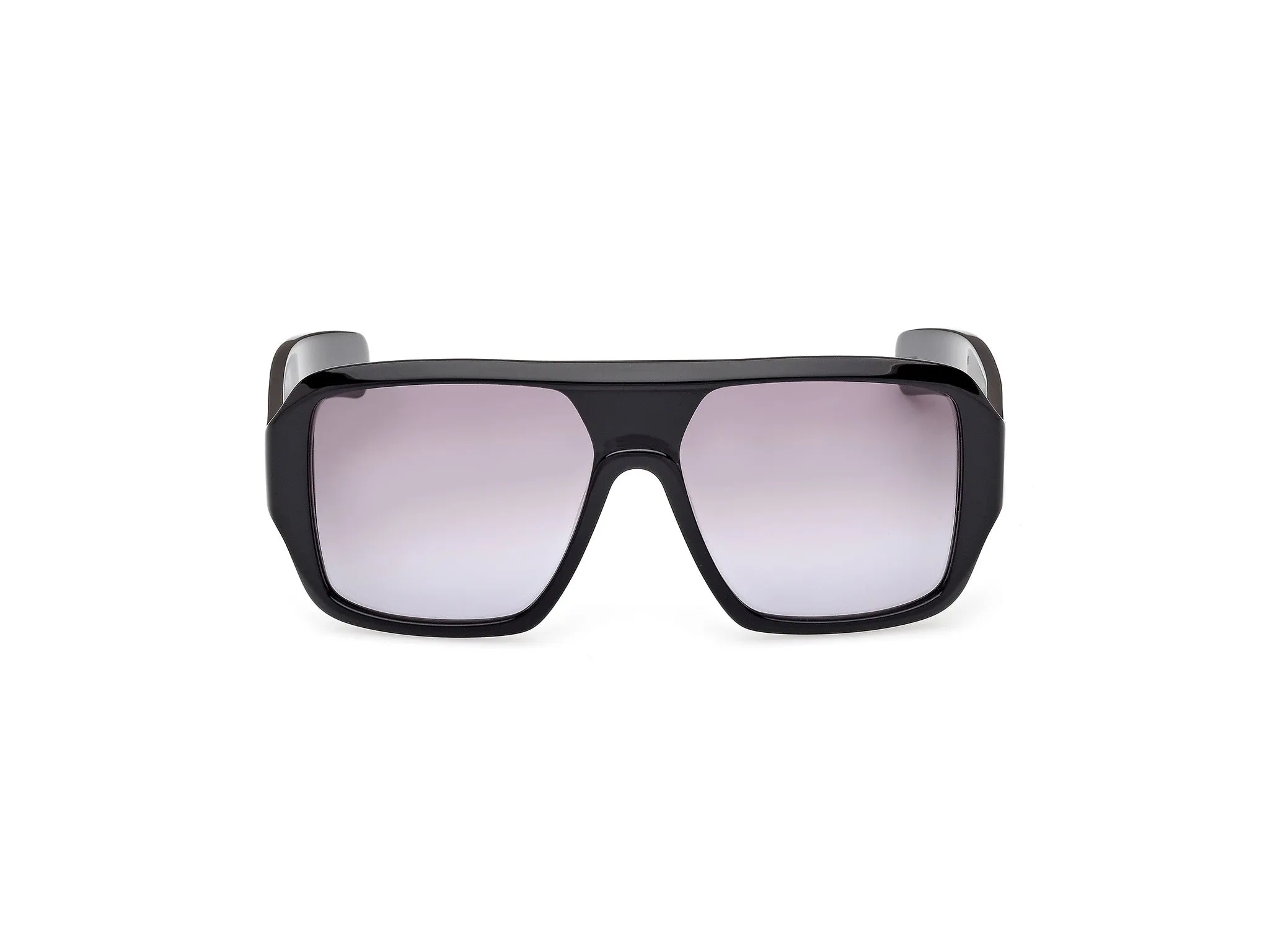 Adidas Sport Unisex Adidas OR0132 01B Occhiali da sole Acetato Nero Fumo Squadrata Normale - immagine 2