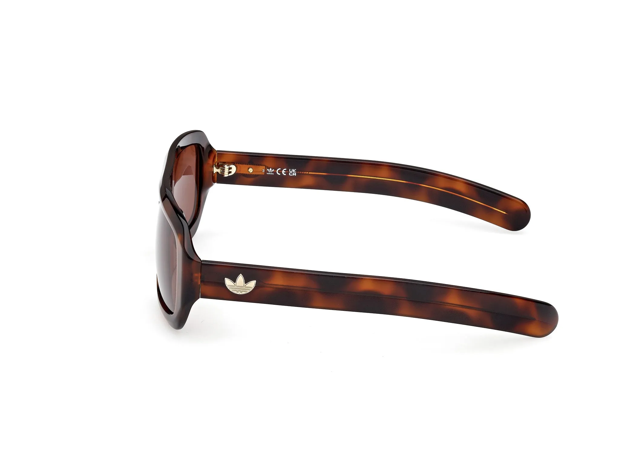 Adidas Sport Unisex Adidas OR0131 52E Occhiali da sole Acetato Havana Marrone Squadrata Normale - immagine 3