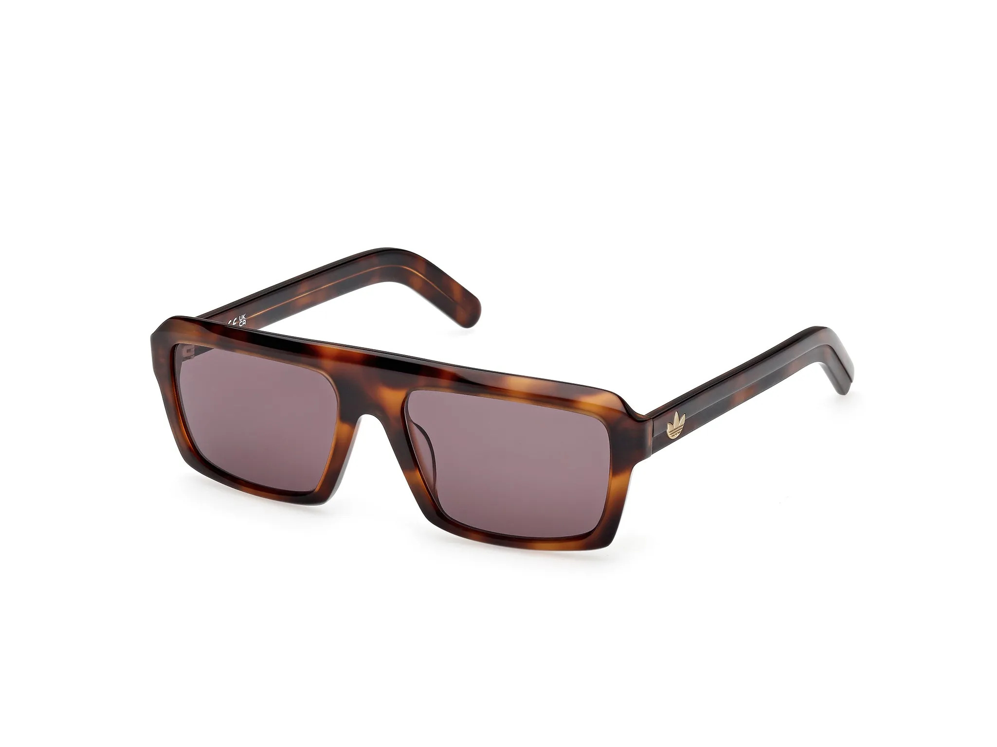 Adidas Sport Unisex Adidas OR0133 52E Occhiali da sole Acetato Havana Marrone Squadrata Normale - immagine 1