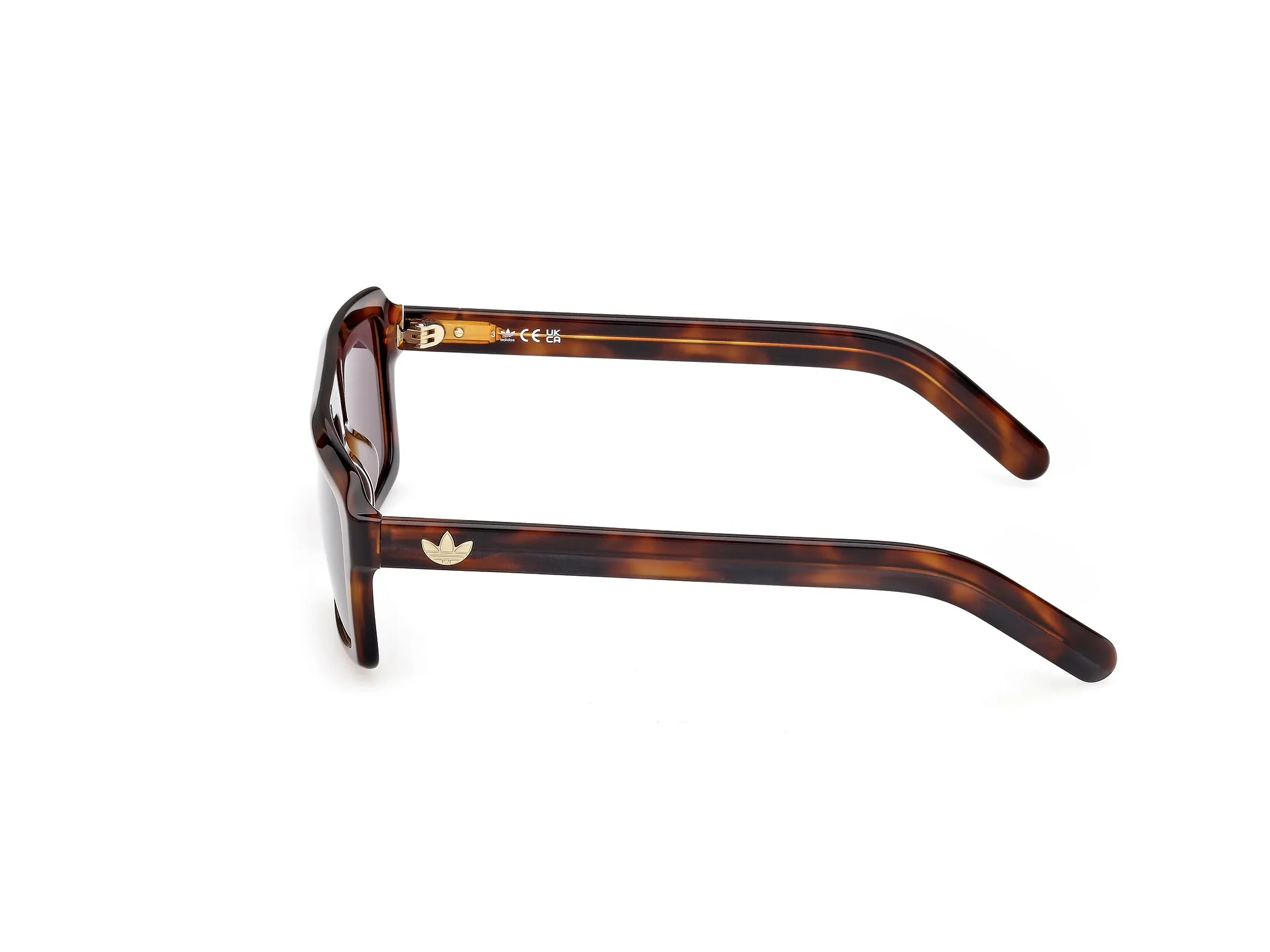 Adidas Sport Unisex Adidas OR0133 52E Occhiali da sole Acetato Havana Marrone Squadrata Normale - immagine 3