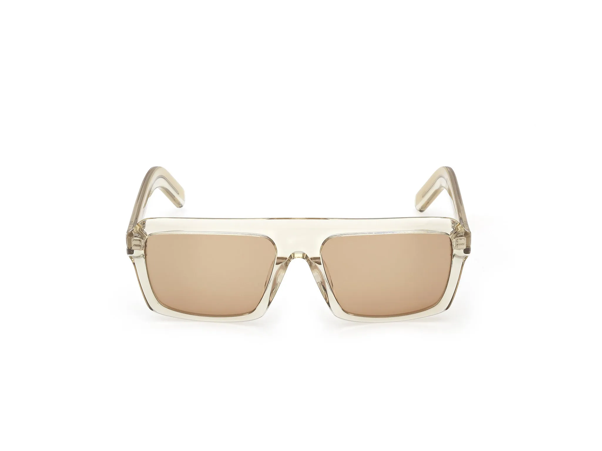 Adidas Sport Unisex Adidas OR0133 39E Occhiali da sole Acetato Giallo Marrone Squadrata Normale - immagine 2