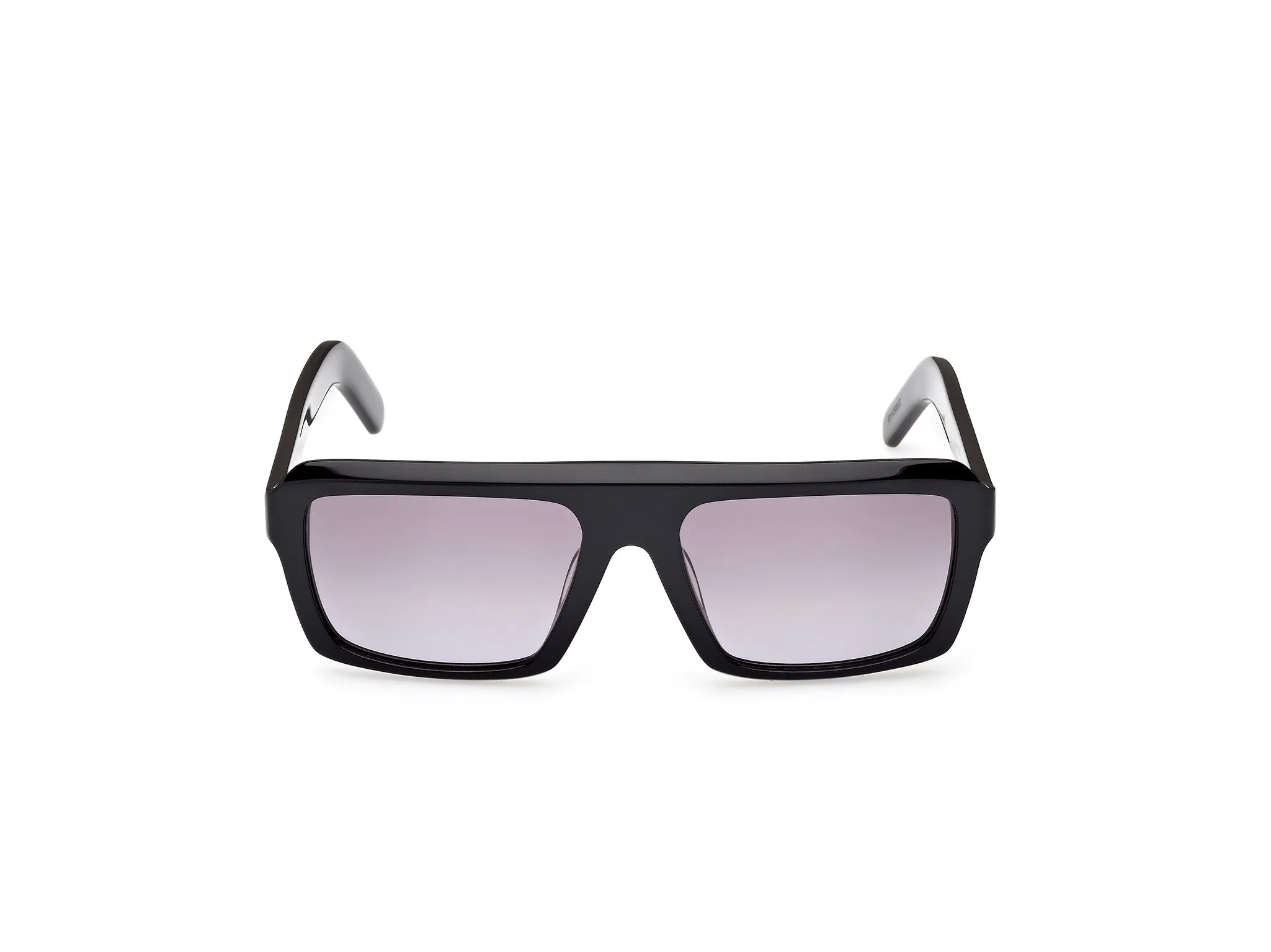 Adidas Sport Unisex Adidas OR0133 01B Occhiali da sole Acetato Nero Fumo Squadrata Normale - immagine 2