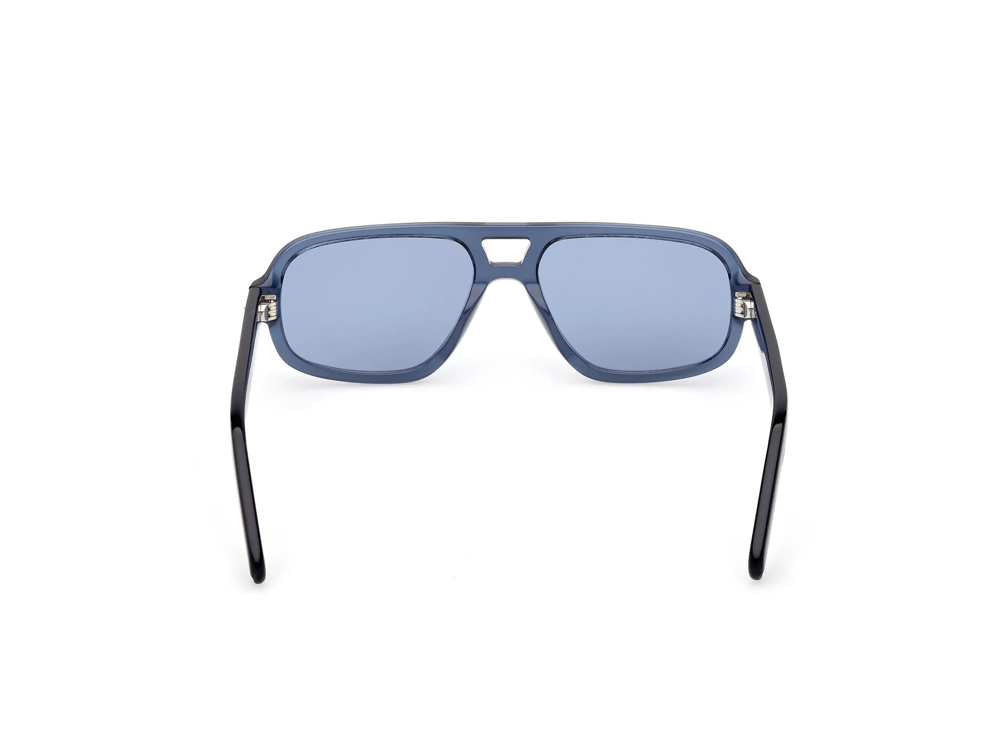Adidas Sport Uomo Adidas OR0134 90V Occhiali da sole Acetato Blu Blu Squadrata Normale - immagine 4