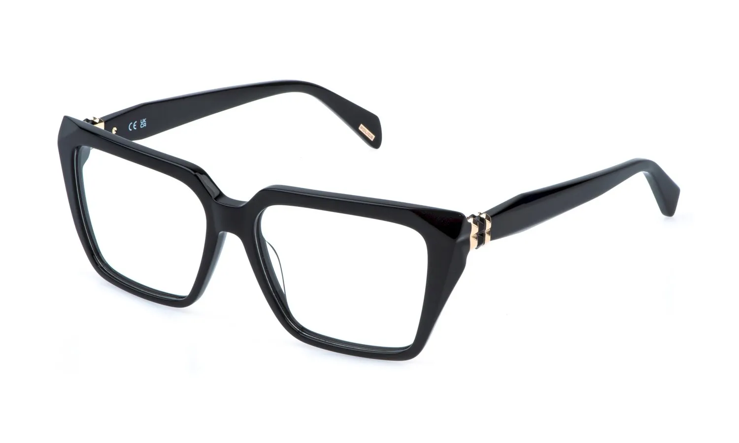 Police VPLR99 ENIGMA 1 700 Montature da vista Acetato Nero Squadrata - immagine 1