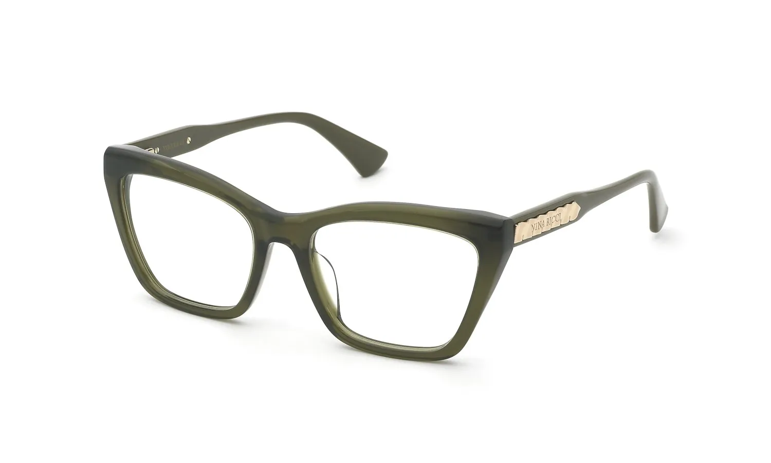 Nina Ricci VNR447 0M26 Montature da vista Acetato Verde Farfalla - immagine 1