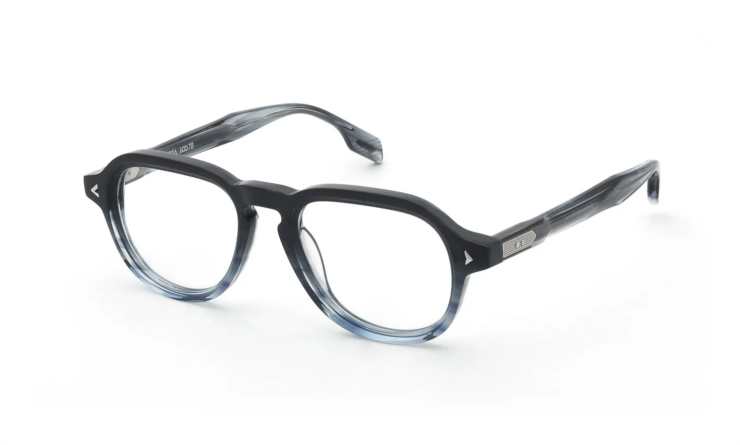 Lozza VL4410M RAPSODIA 1 ARTE 0N91 Montature da vista Acetato Azzurro Pilot - immagine 1