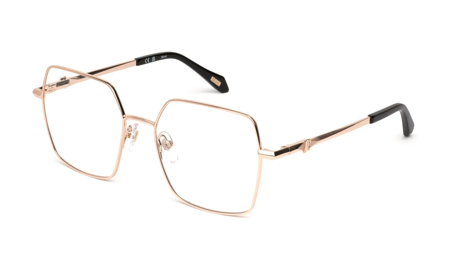 Just Cavalli VJC125 08FC Montature da vista Metallo Oro Squadrata - immagine 1