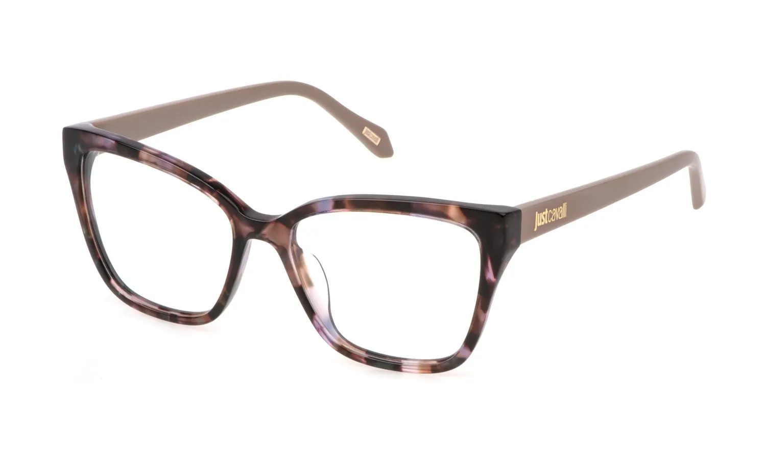 Just Cavalli VJC081 0Z41 Montature da vista Acetato Havana Squadrata - immagine 1
