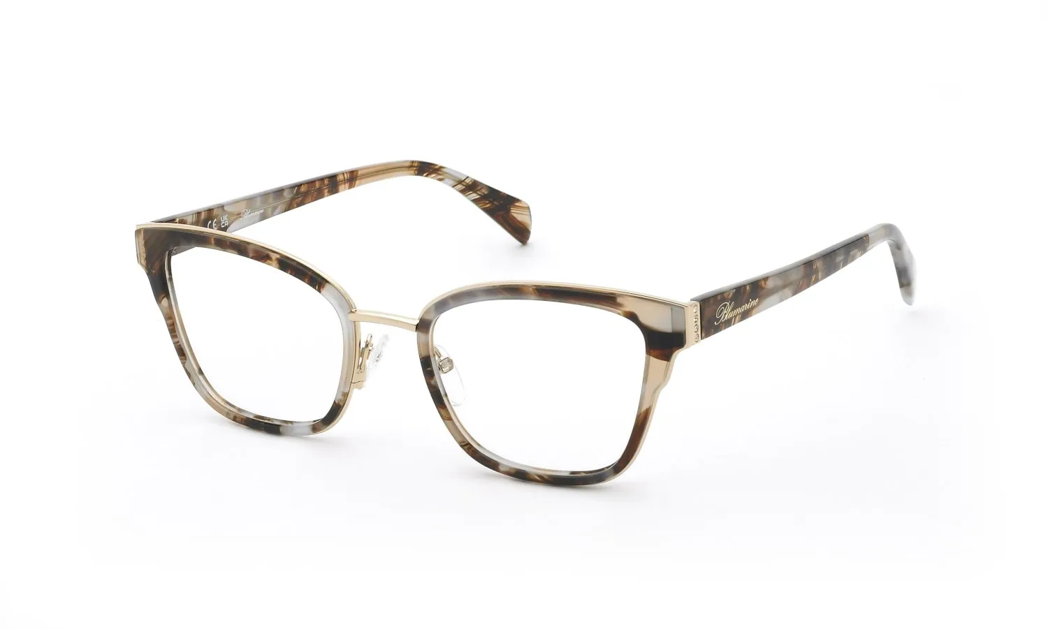 Blumarine VBM899S 300Y Montature da vista Metallo Oro Cat Eye - immagine 1