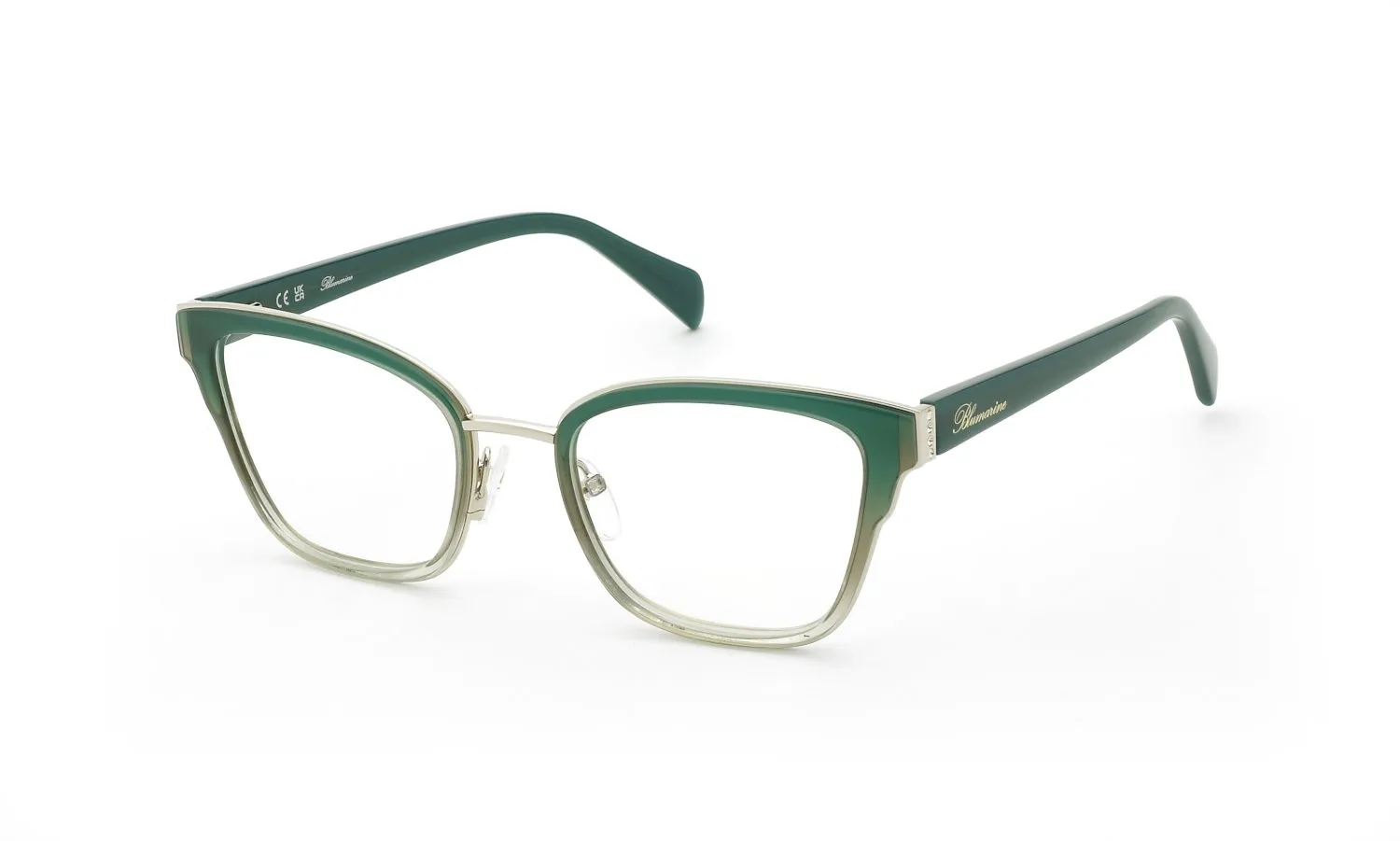 Blumarine VBM899S 594 Montature da vista Metallo Oro Cat Eye - immagine 1