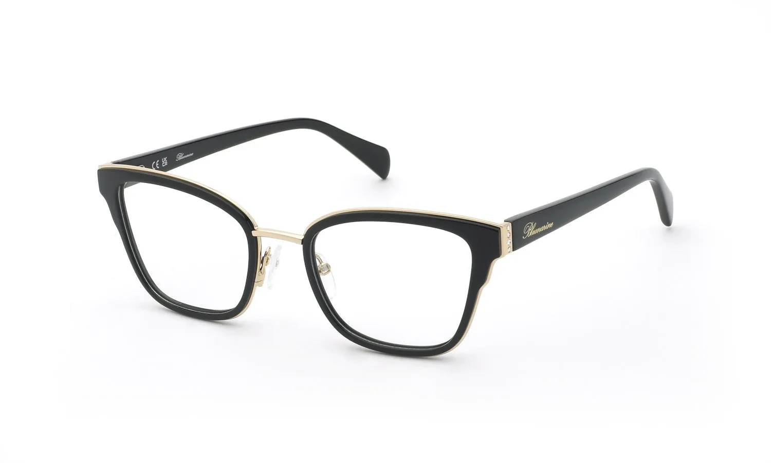 Blumarine VBM899S 300 Montature da vista Metallo Oro Cat Eye - immagine 1