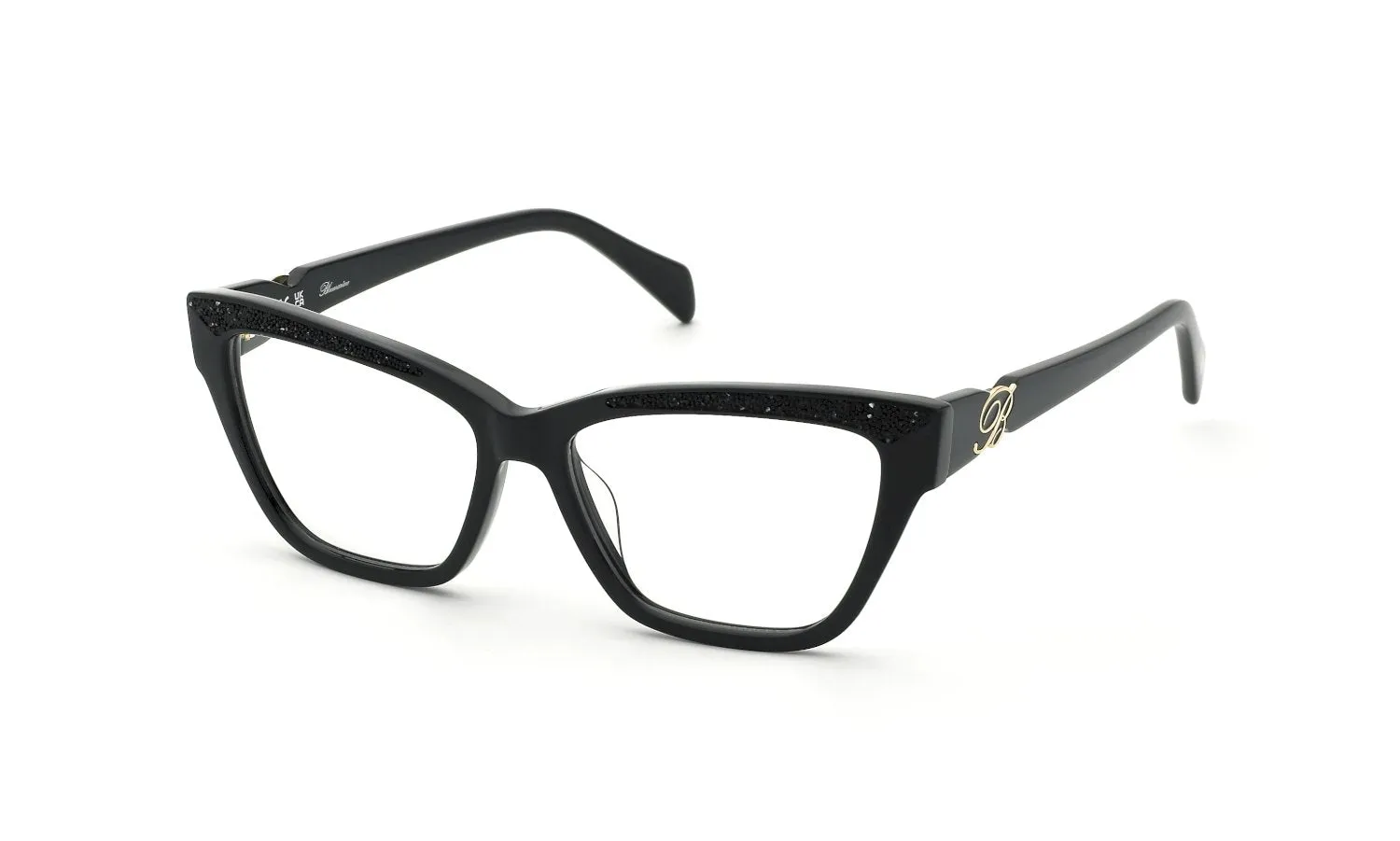 Blumarine VBM883V 700F Montature da vista Acetato Nero Cat Eye - immagine 1