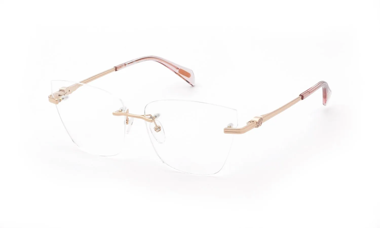 Blumarine VBM232 08FC Montature da vista Metallo Oro Farfalla - immagine 1