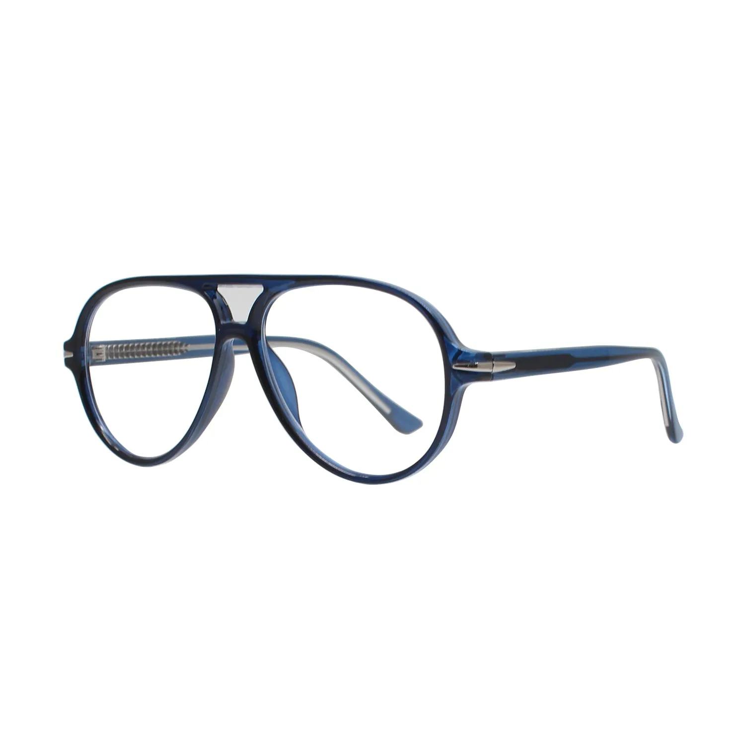 Vitallite Unisex MOD. 542 Occhiali da lettura Acetato Blu Pilot - immagine 4