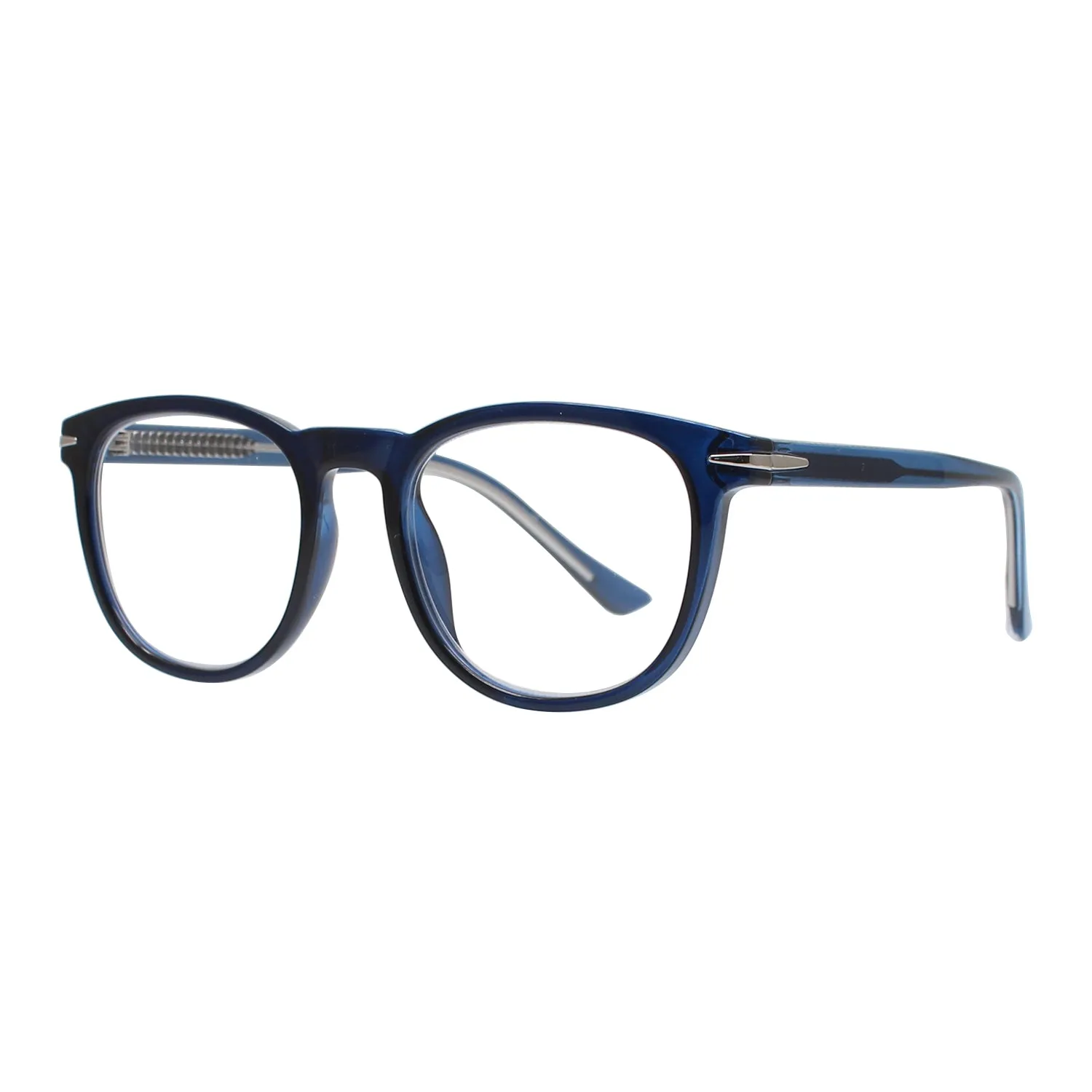 Vitallite Unisex MOD. 541 Occhiali da lettura Acetato Blu Rotonda - immagine 4