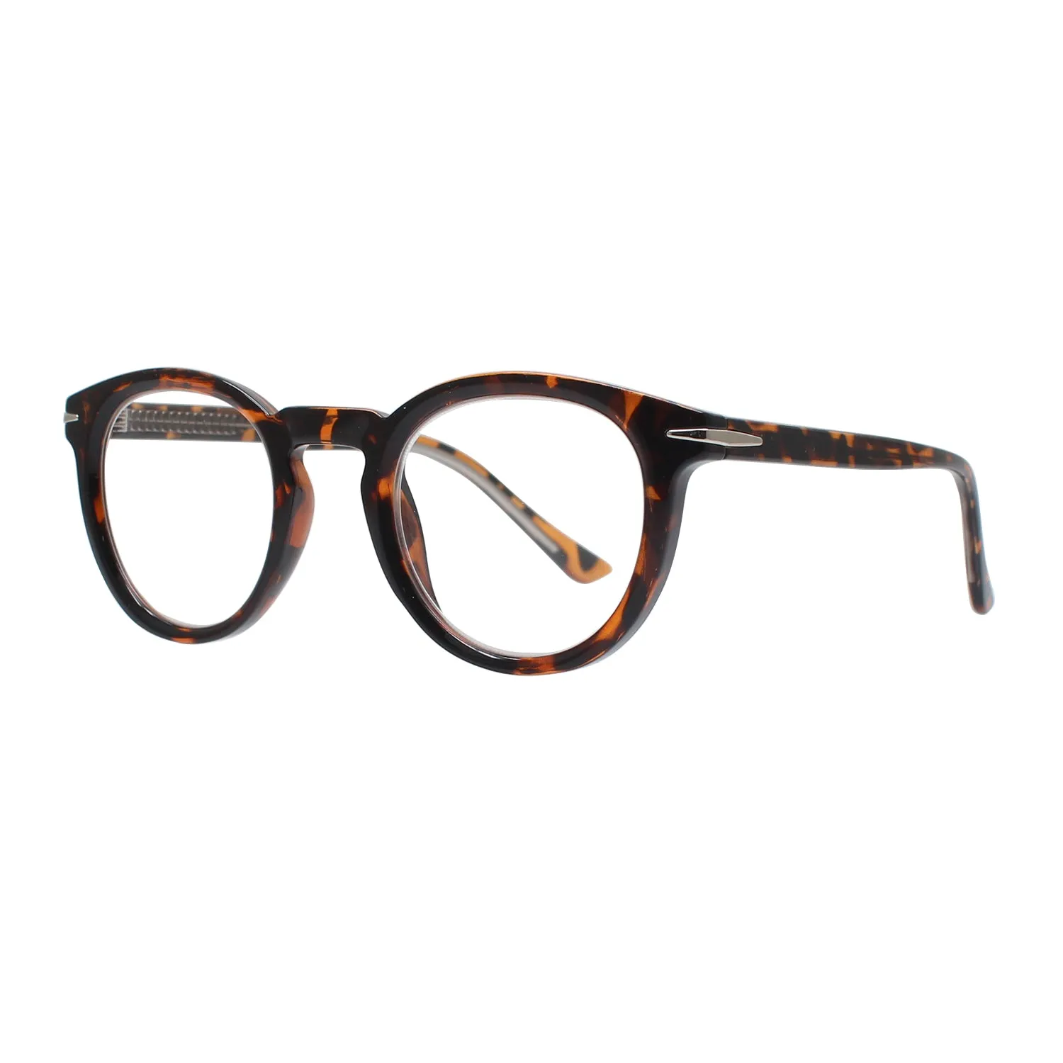 Vitallite Unisex MOD. 540 Occhiali da lettura Acetato Nero Rotonda - immagine 3
