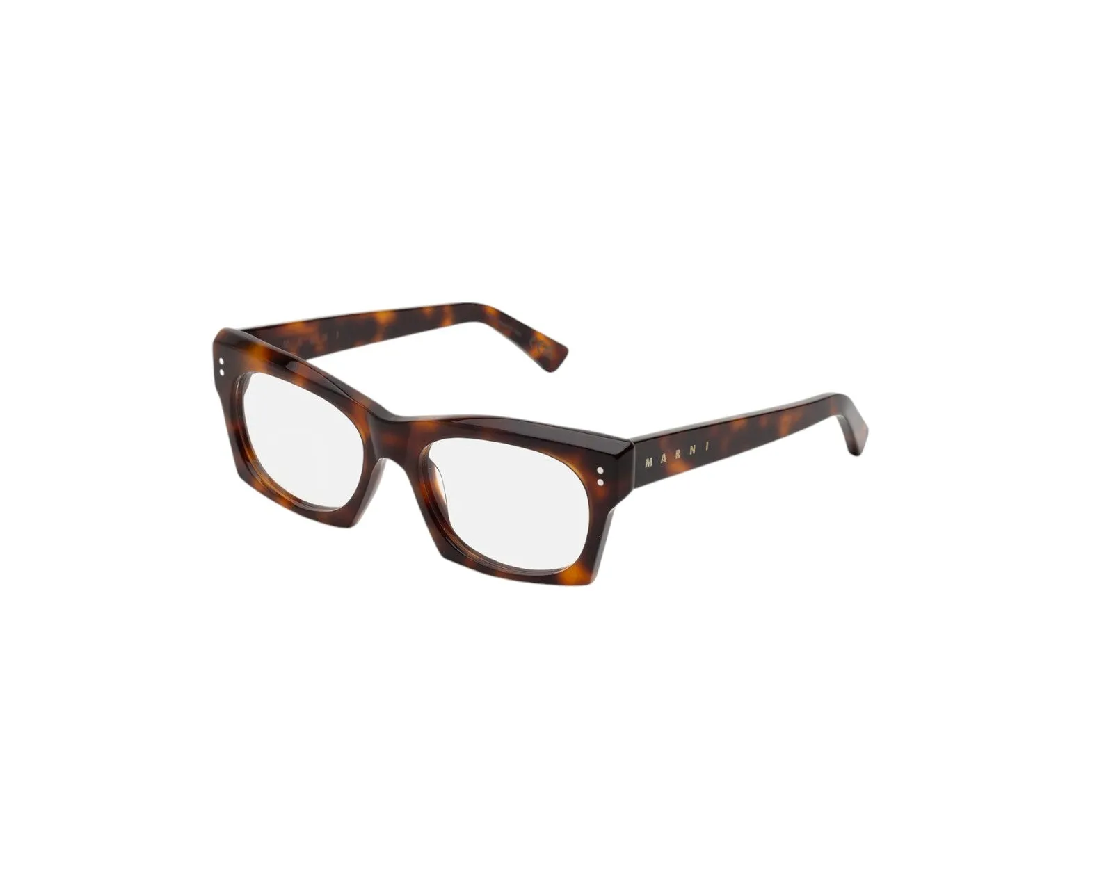 Marni 58S Edku Optical Havana Montature da vista Acetato Havana Squadrata - immagine 1