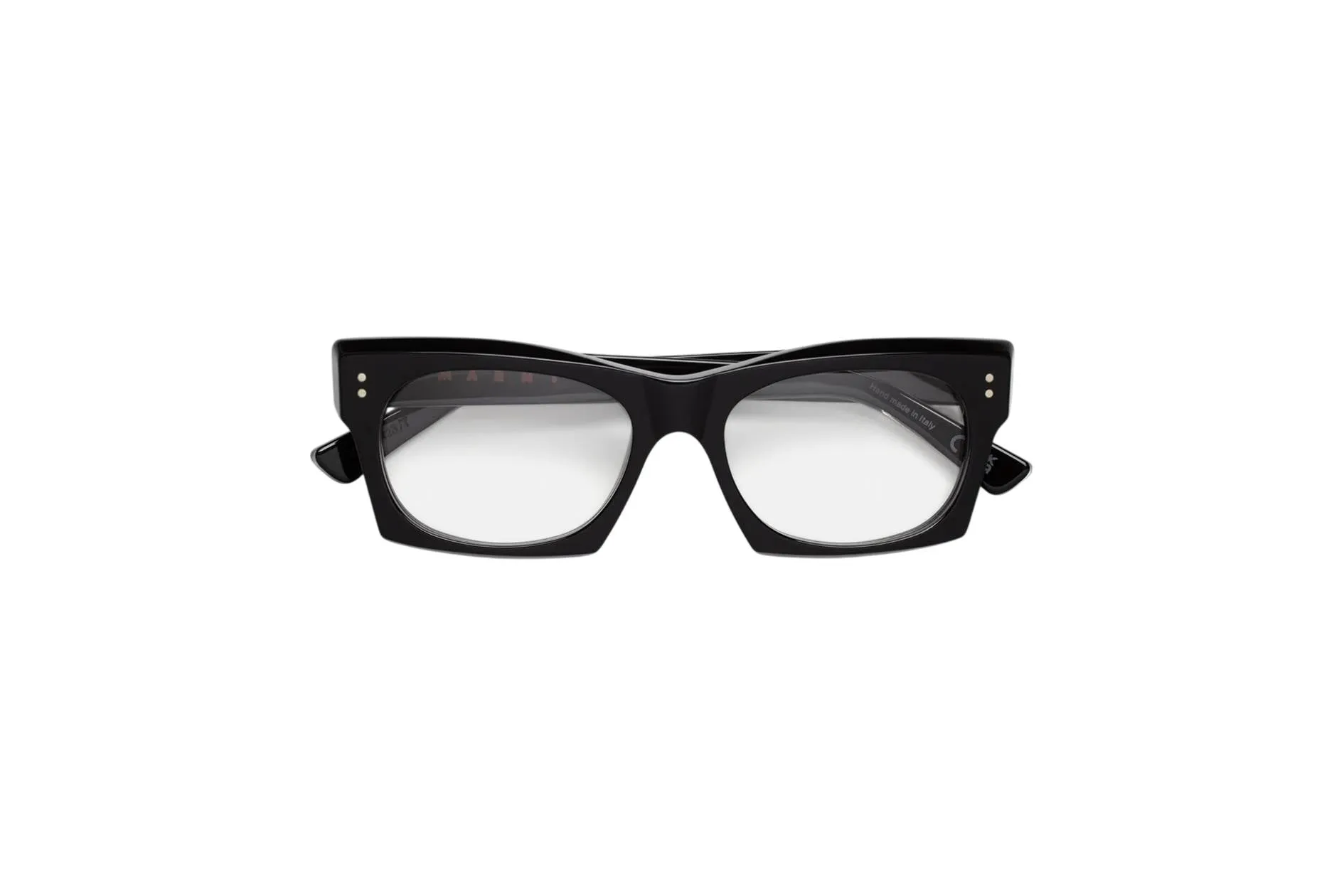 Marni ZFZ Edku Optical Black Montature da vista Acetato Nero Squadrata - immagine 2