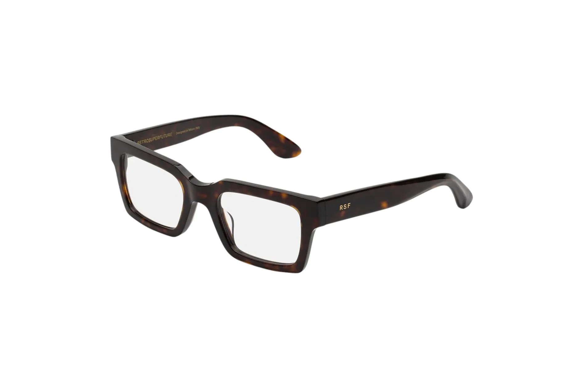 Retrosuperfuture AV9 NUMERO 144 HAVANA Montature da vista Acetato Havana Squadrata - immagine 1