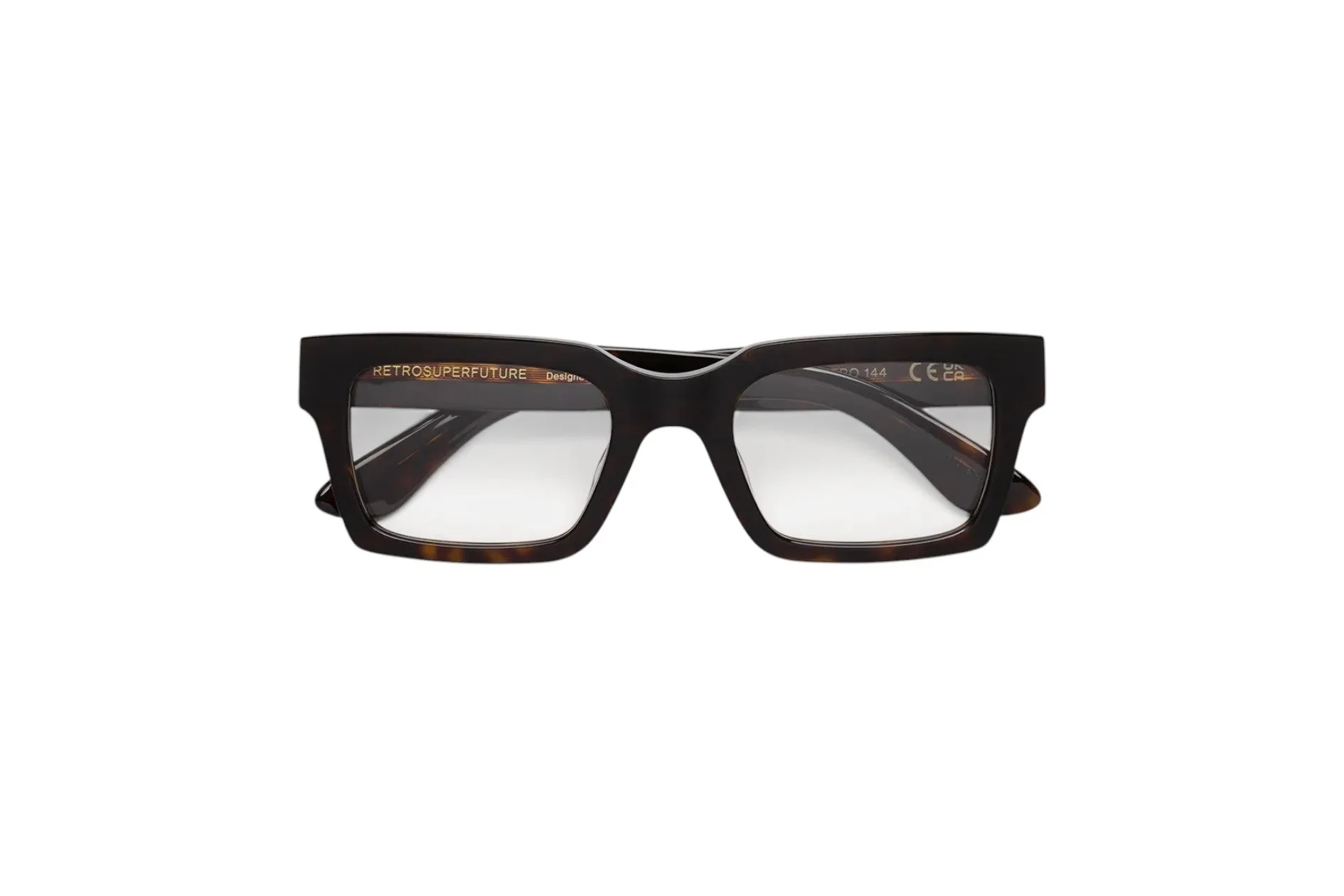 Retrosuperfuture AV9 NUMERO 144 HAVANA Montature da vista Acetato Havana Squadrata - immagine 2