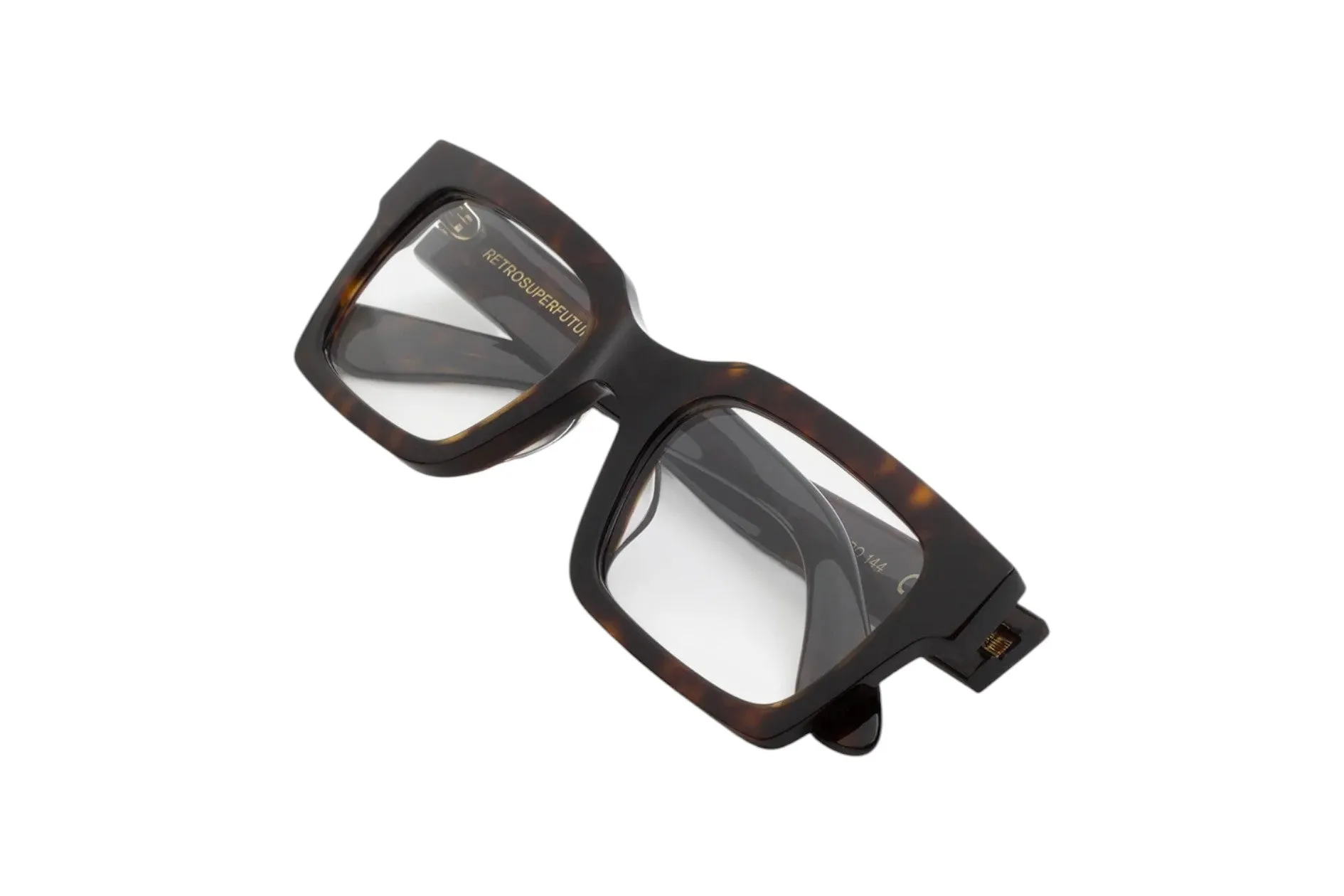 Retrosuperfuture AV9 NUMERO 144 HAVANA Montature da vista Acetato Havana Squadrata - immagine 3