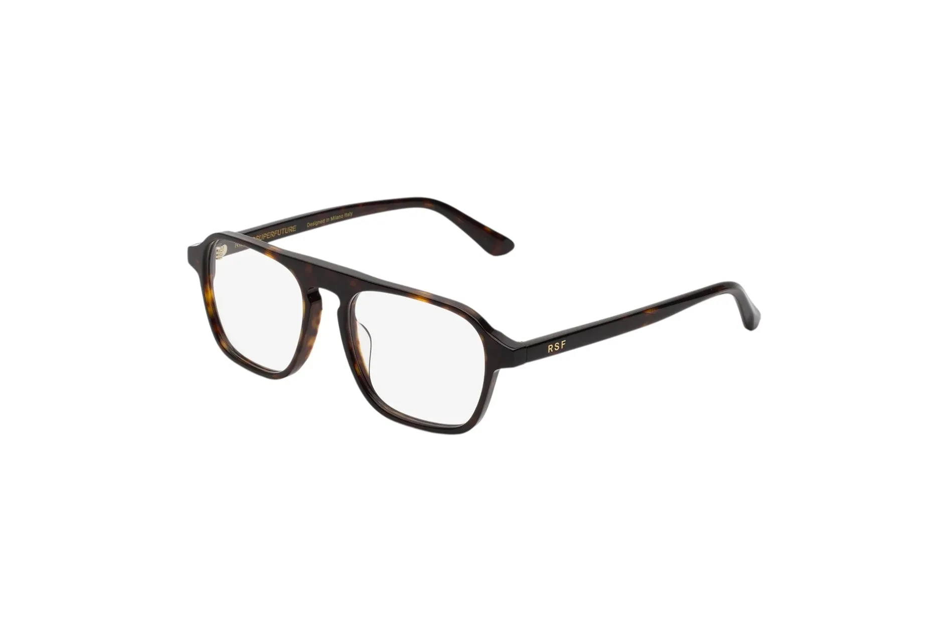 Retrosuperfuture P8E NUMERO 142 HAVANA Montature da vista Acetato Havana Squadrata - immagine 1
