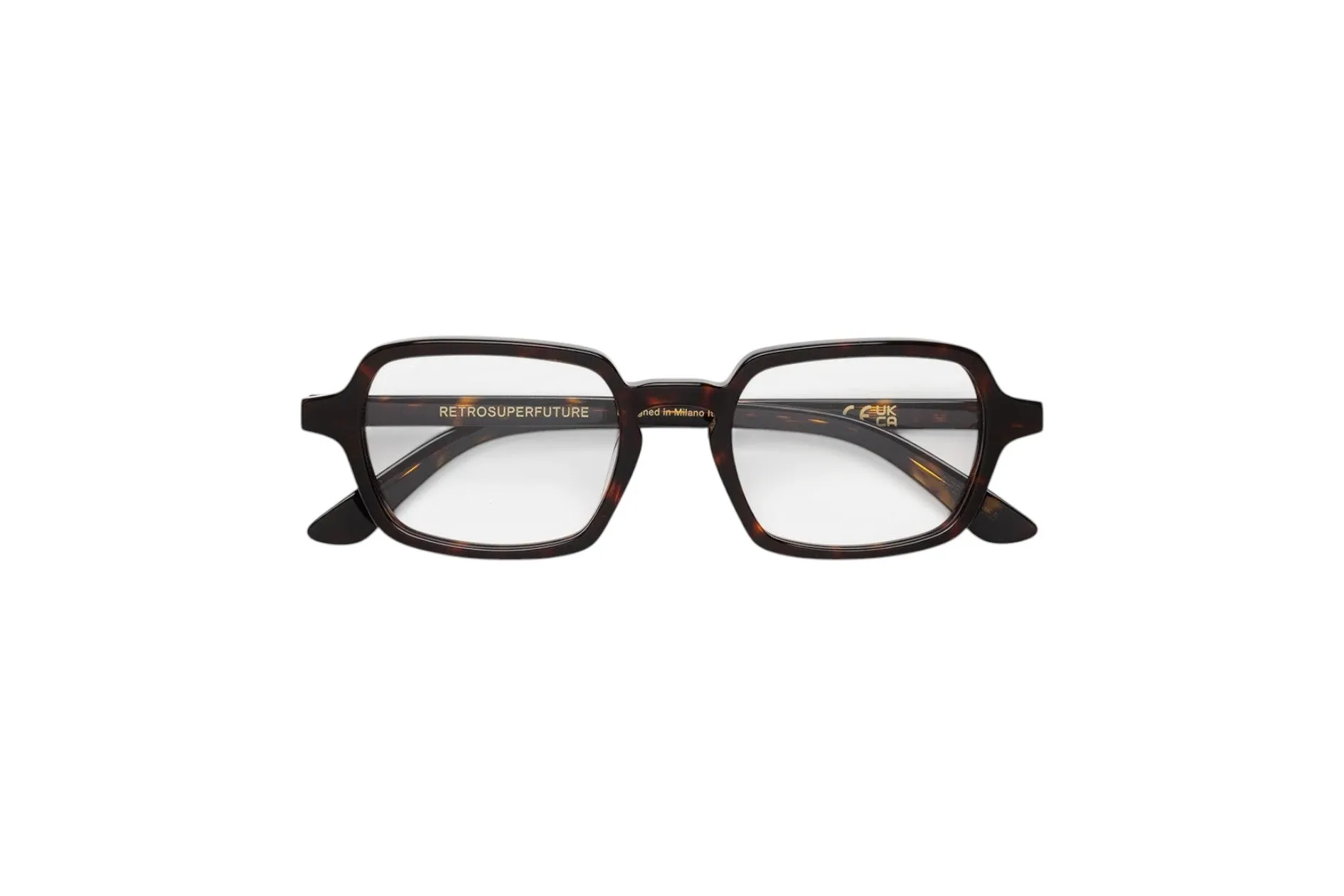 Retrosuperfuture DPB NUMERO 141 HAVANA Montature da vista Acetato Havana Squadrata - immagine 2