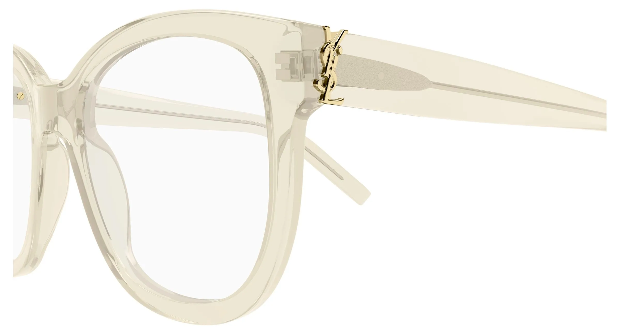SAINT LAURENT SL M97 009 Montature da vista Acetato Giallo Trasparente Squadrata ["Antiriflesso"] - immagine 3