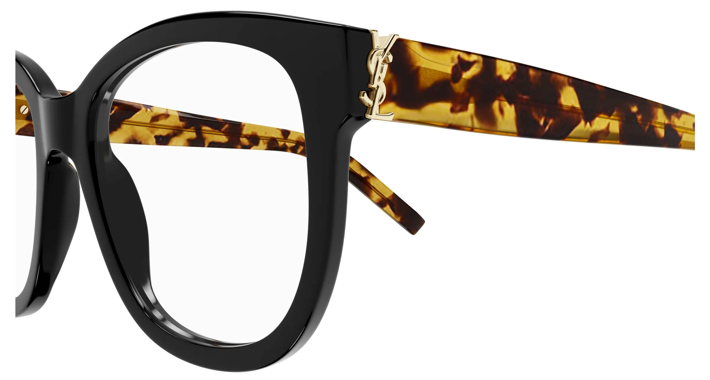 SAINT LAURENT SL M97 008 Montature da vista Acetato Nero Trasparente Squadrata ["Antiriflesso"] - immagine 3
