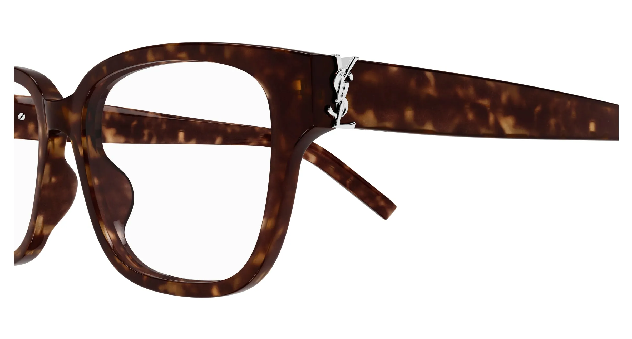 SAINT LAURENT SL M150 002 Montature da vista Acetato Havana Trasparente Squadrata - immagine 3