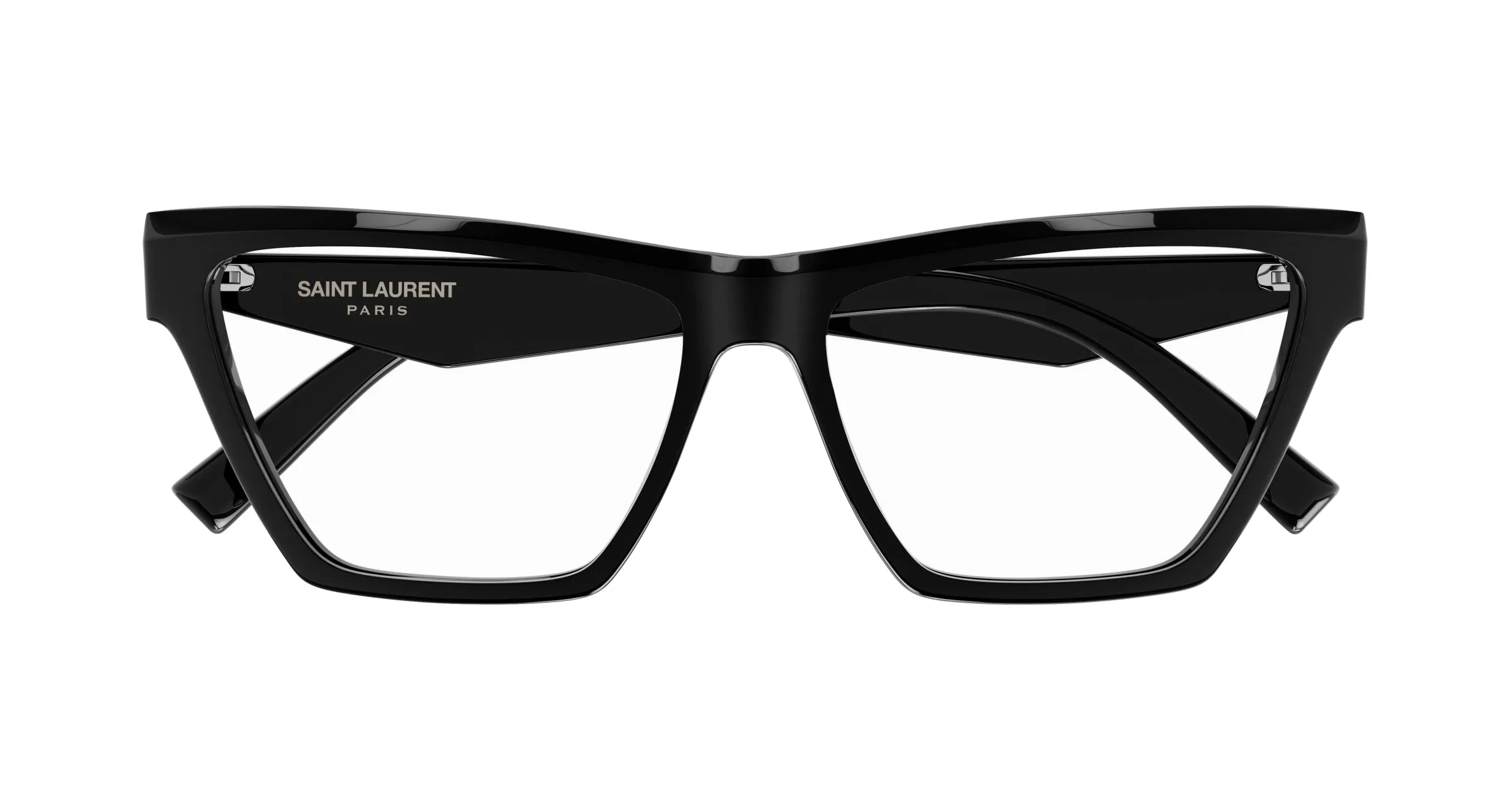 SAINT LAURENT SL M103 OPT 001 Montature da vista Acetato Nero Trasparente Cat Eye - immagine 2