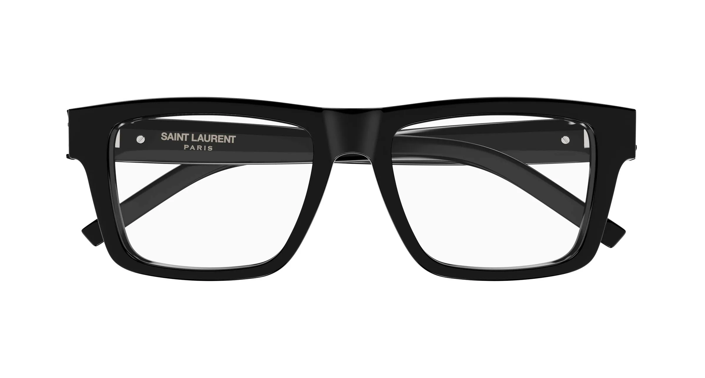 SAINT LAURENT SL M10_B 005 Montature da vista Acetato Nero Trasparente Squadrata ["Antiriflesso"] - immagine 2