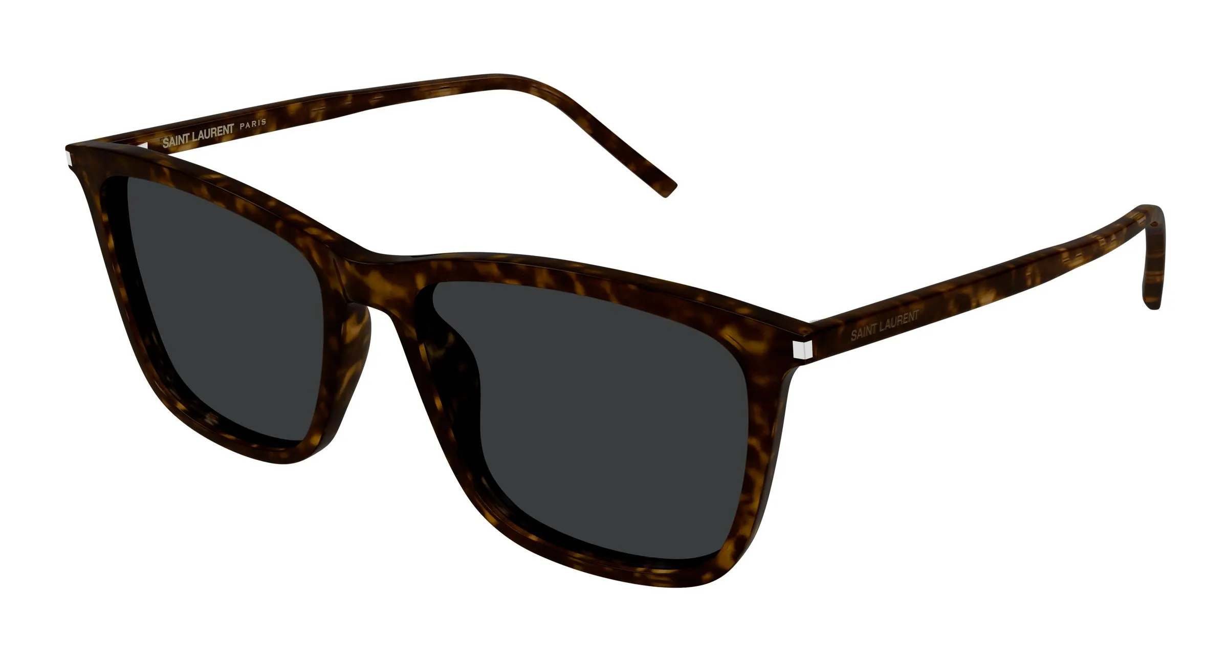 SAINT LAURENT SL 851 002 Occhiali da sole Acetato Havana Grigio Squadrata - immagine 1