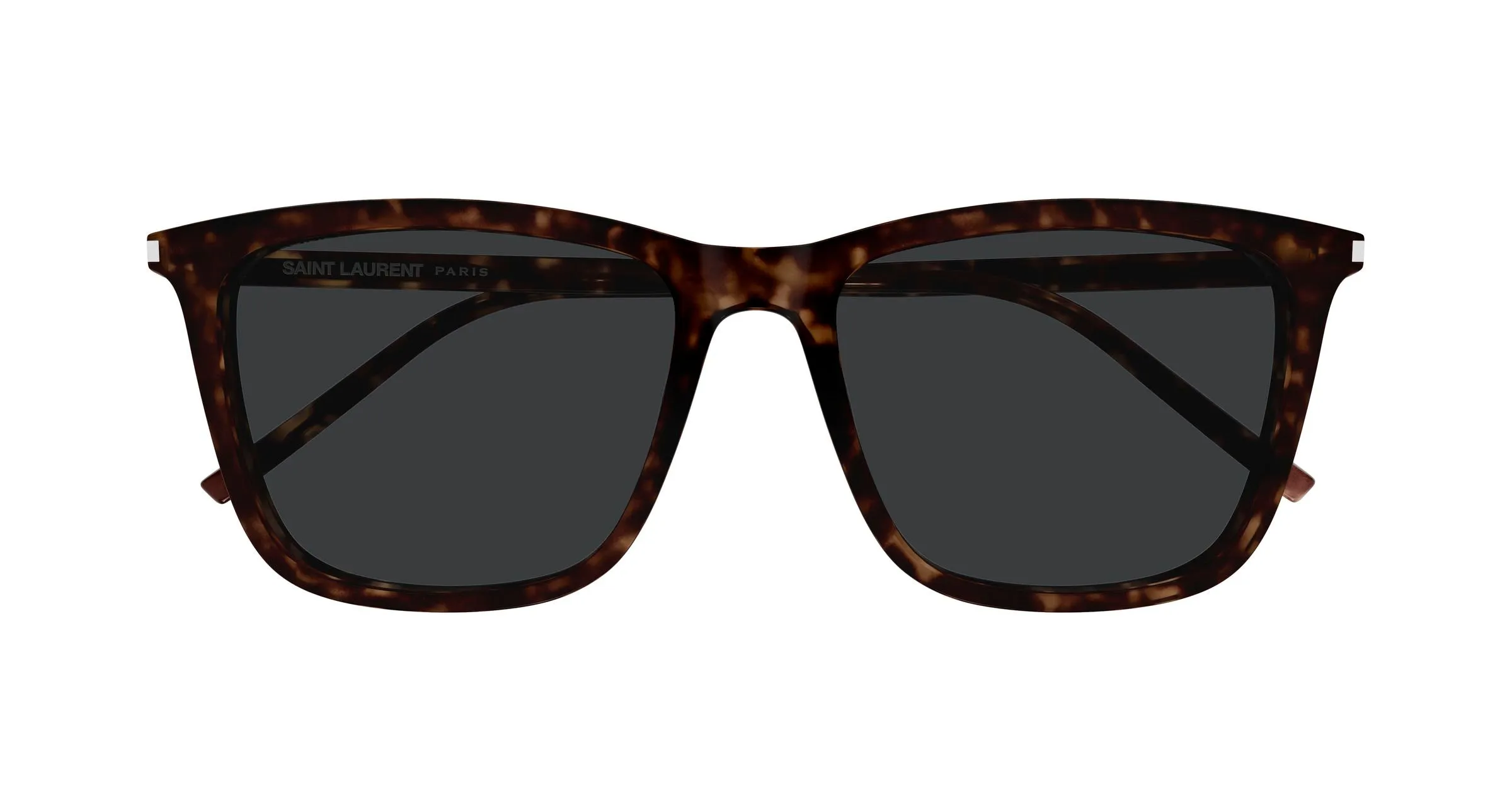 SAINT LAURENT SL 851 002 Occhiali da sole Acetato Havana Grigio Squadrata - immagine 2