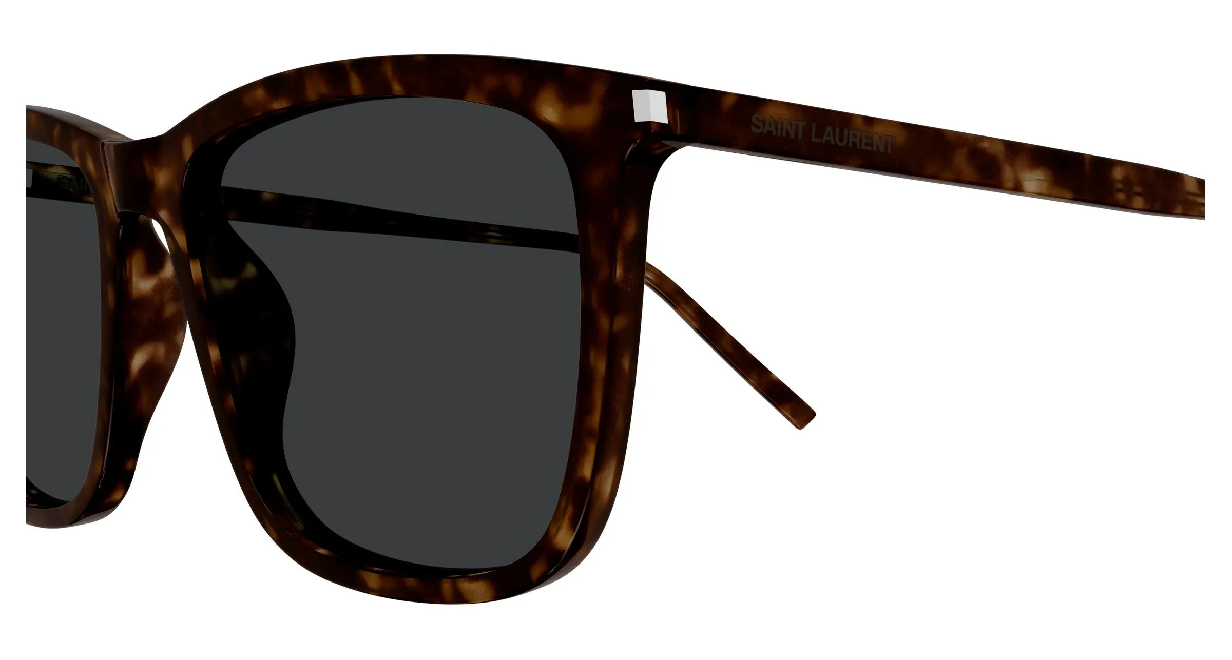 SAINT LAURENT SL 851 002 Occhiali da sole Acetato Havana Grigio Squadrata - immagine 3