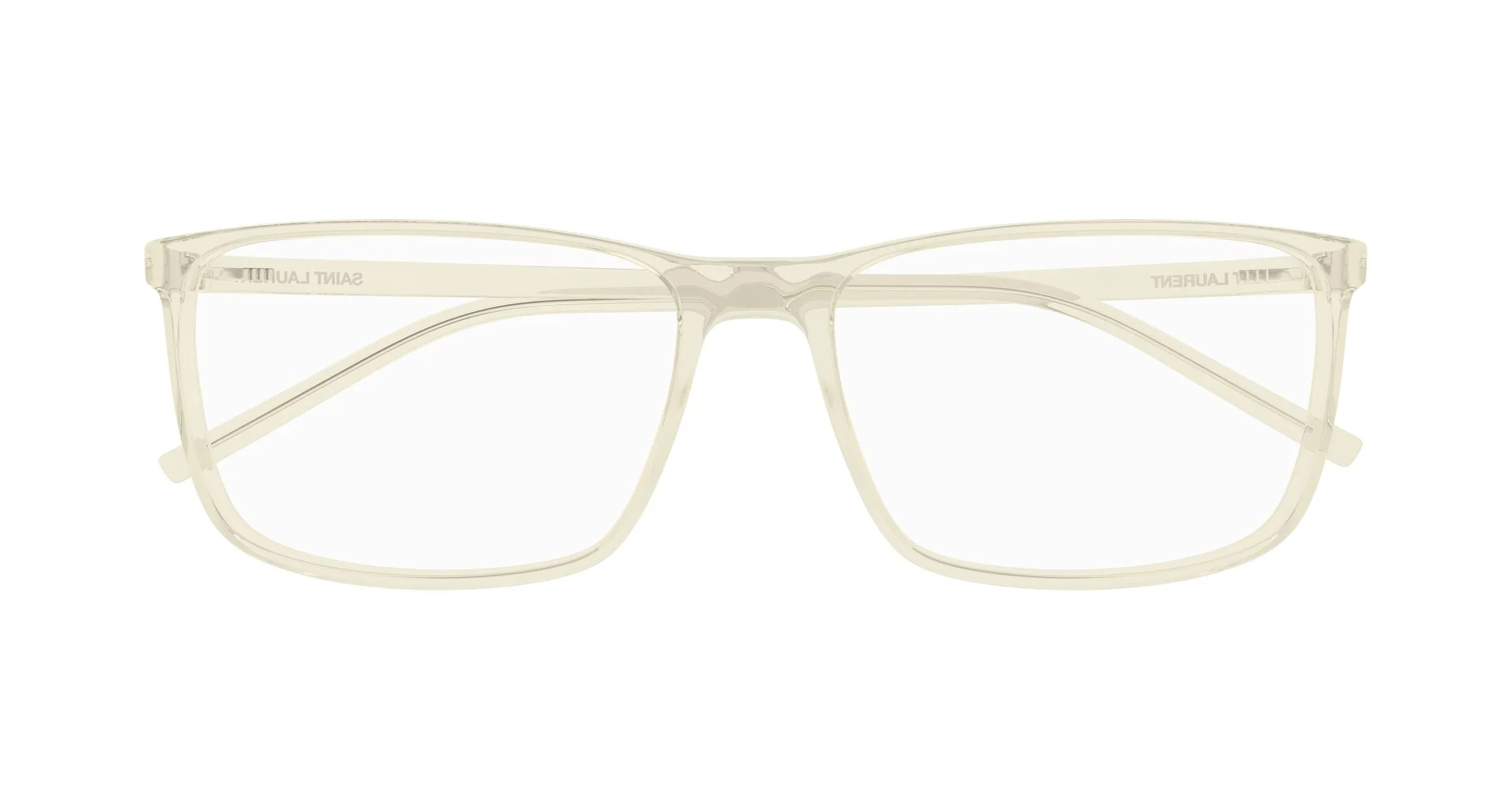 SAINT LAURENT SL 846 008 Montature da vista Bio-iniettato Giallo Trasparente Squadrata - immagine 2