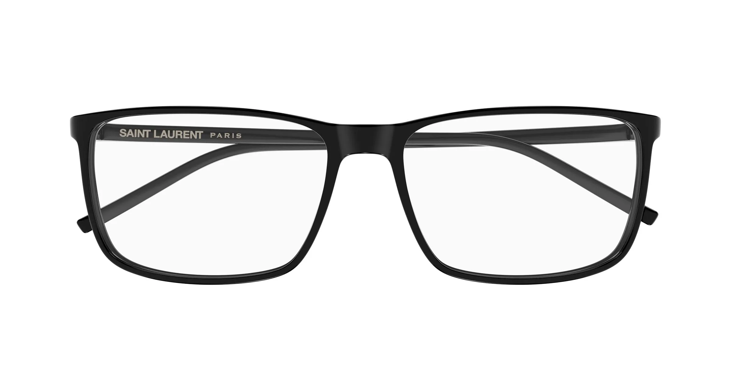 SAINT LAURENT SL 846 005 Montature da vista Bio-iniettato Nero Trasparente Squadrata - immagine 2
