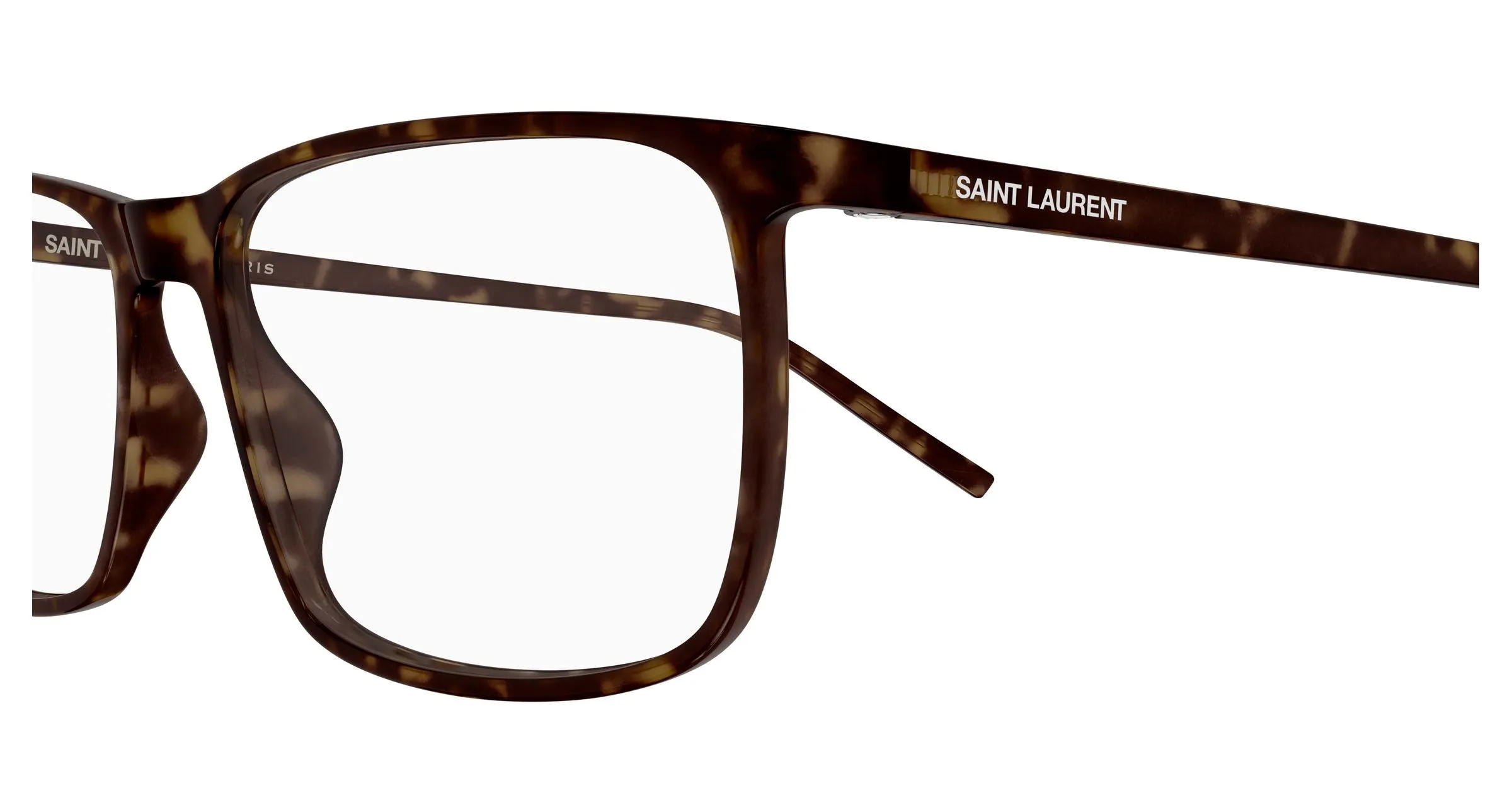 SAINT LAURENT SL 846 002 Montature da vista Bio-iniettato Havana Trasparente Squadrata - immagine 3